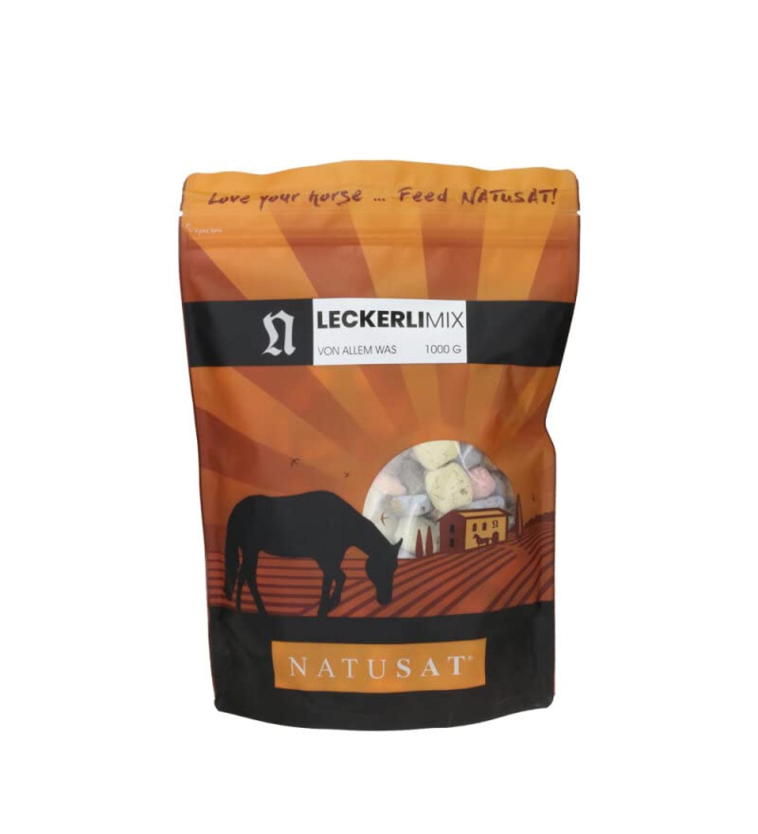 Buy Natusat Treat Mix 1000g - Herbal Horse Treats & Rewards | International Shipping Available - Buy Online on GoSupps.com