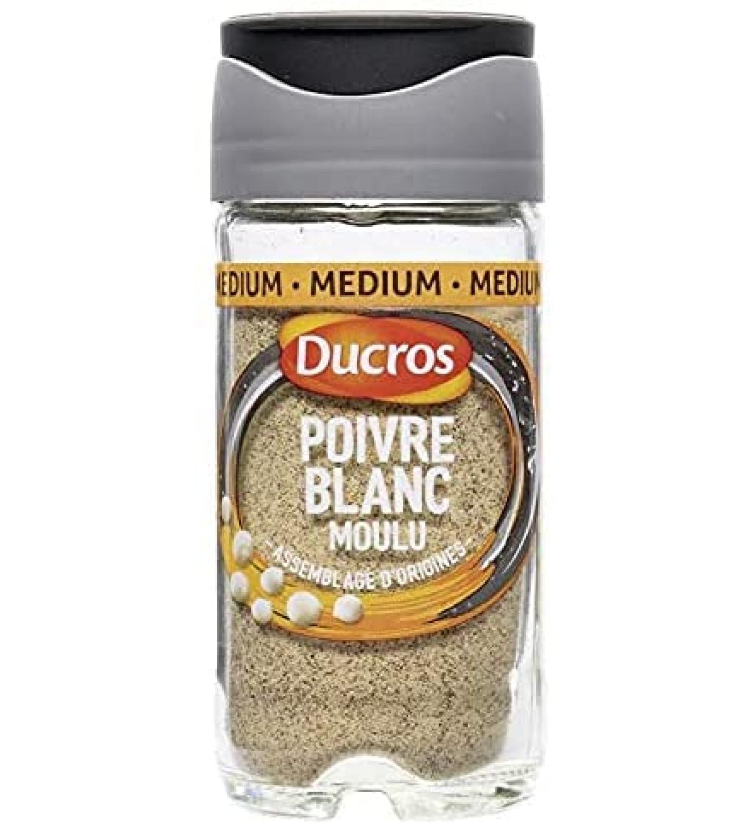 DUCROS - Poivre Blanc Moulu Classique N 8 36G - Lot De 3 - meilleure offre