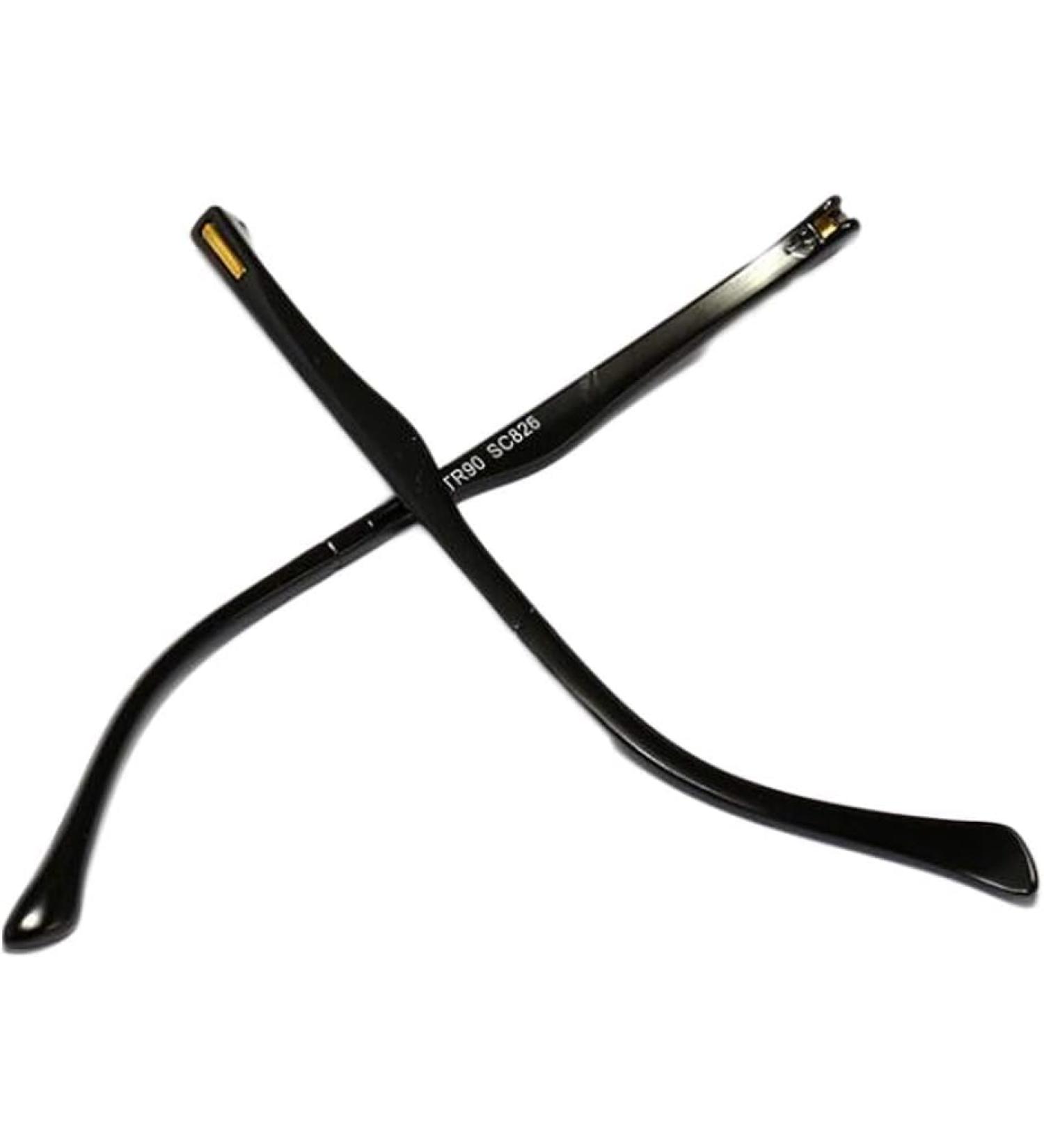 Katiak glasses tape glasses band glasses arms 1 pair of black plastic glass replacement-free-free for men and women glasses brackets glasses repair