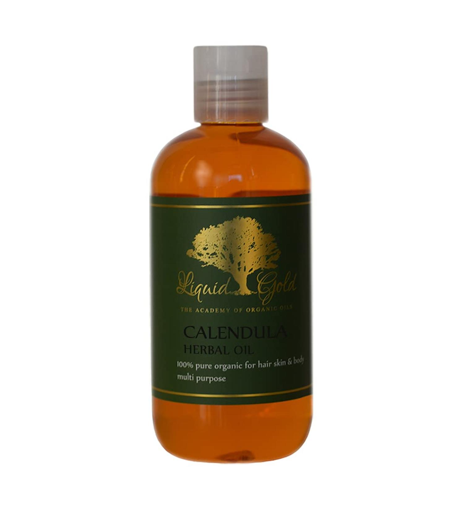 Premium Calendula Herbal Infused Oil - 8 oz | Organic Skin Hair & Body Care - International Shipping - Buy Online on GoSupps.com