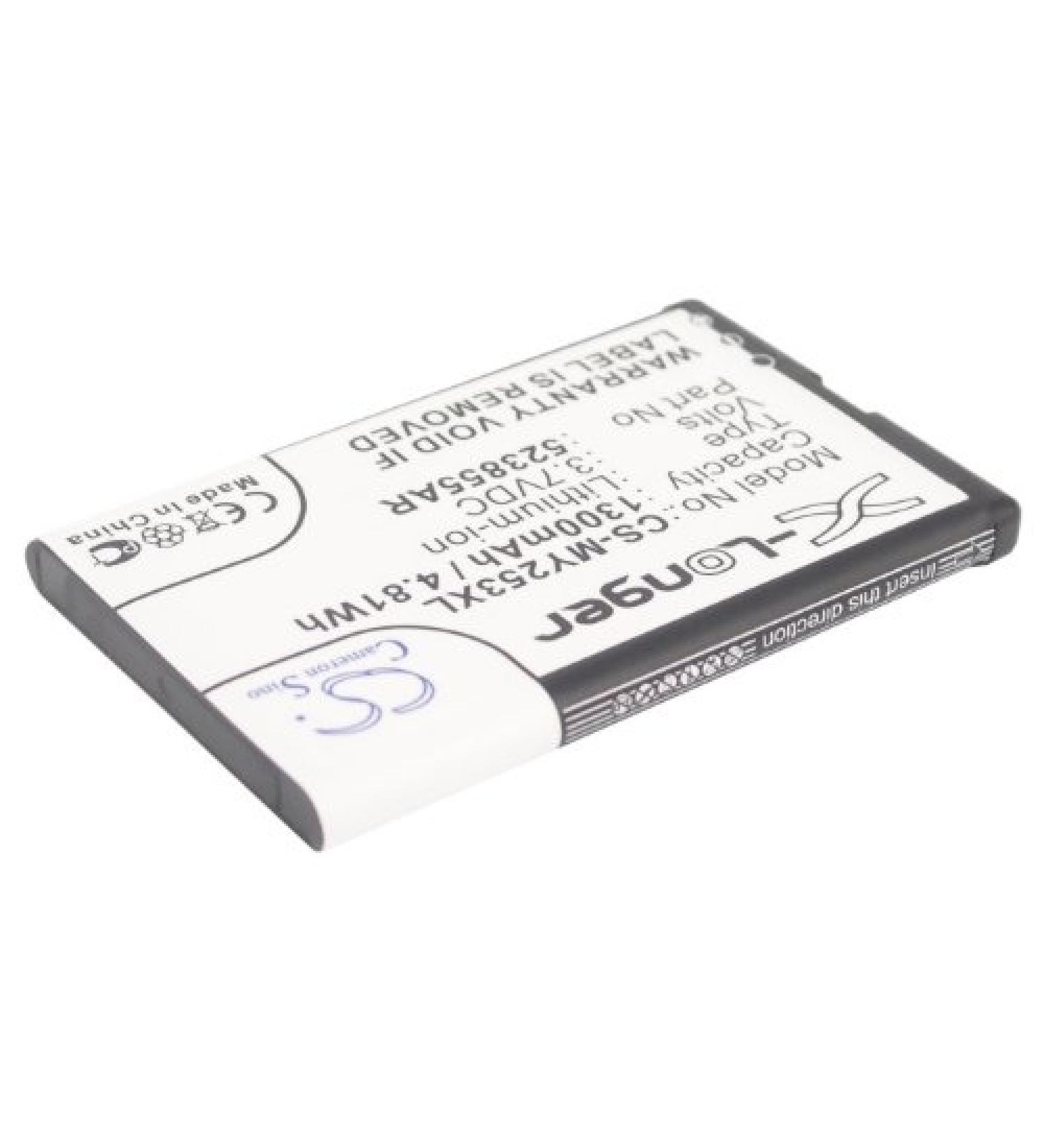 1300mAh Li-ion Replacement Battery for Alium 253491226 & P/N 523855AR - International Shipping Available - Buy Online on GoSupps.com