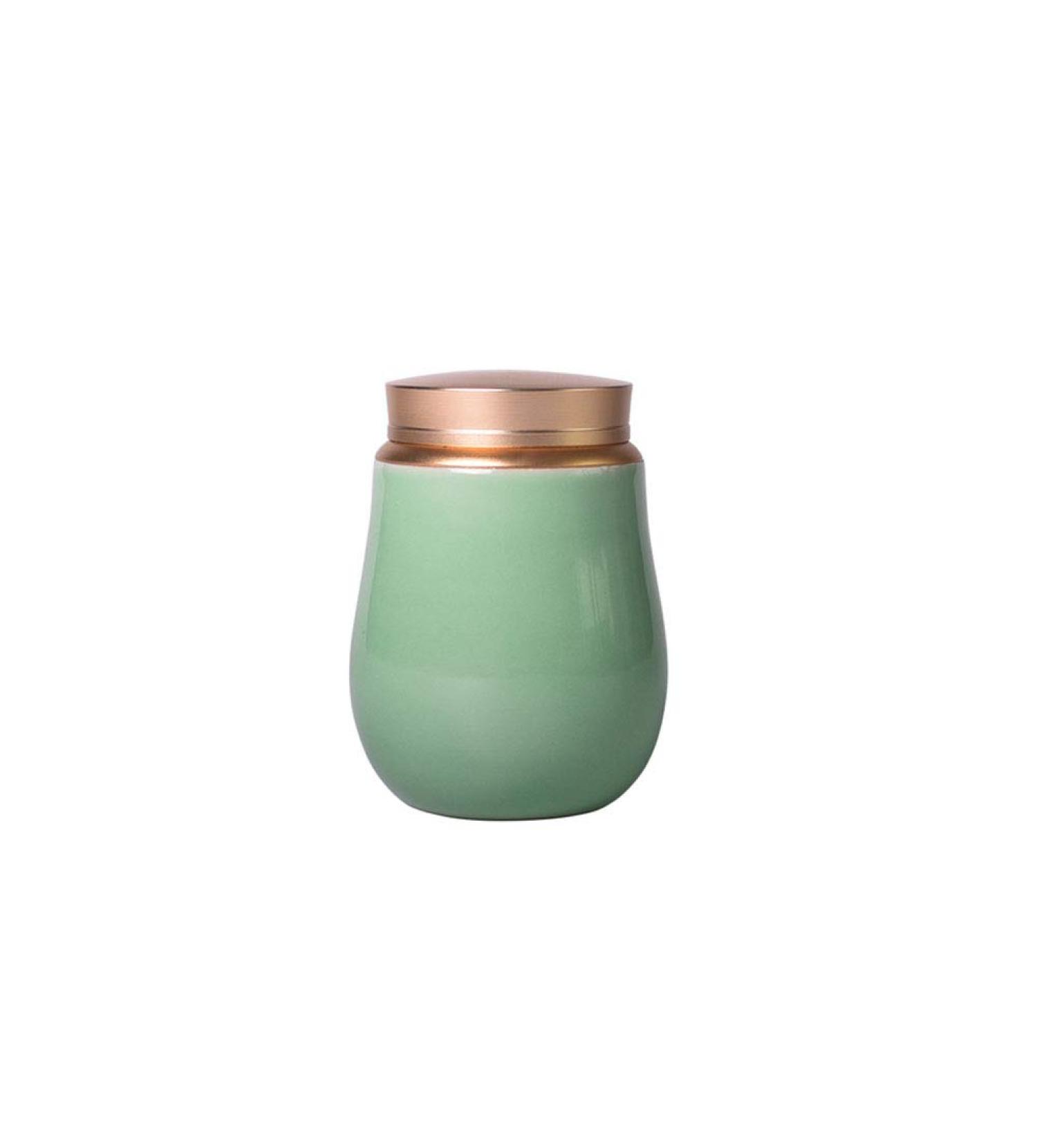 Portable Sealed Pill Box | Mini Ceramic Medicine Bottle | Ideal for Medicinal Powder Storage - Buy Online on GoSupps.com