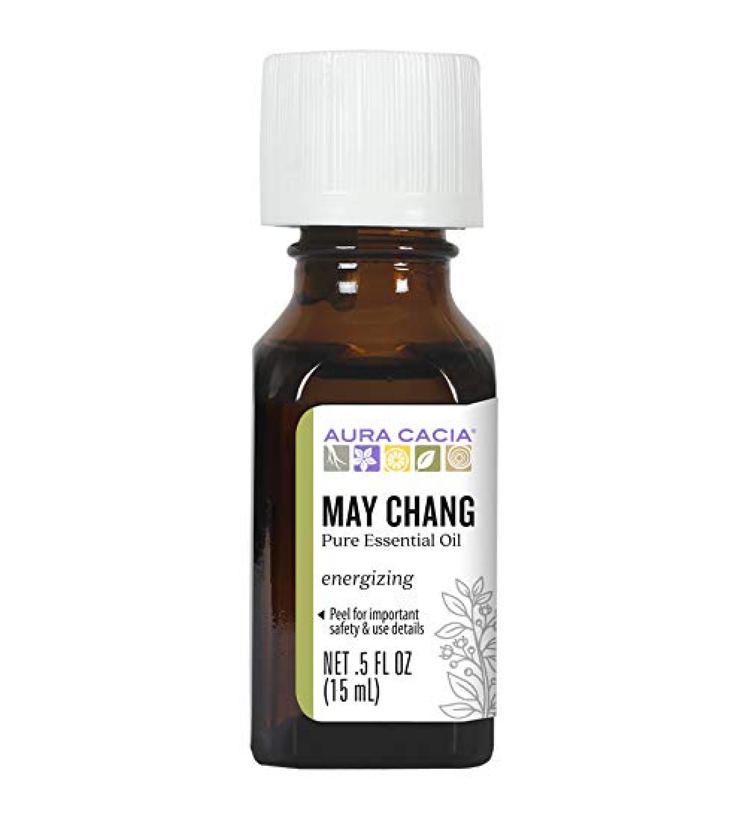 â€œAura Cacia May Chang Essential Oil 0.5 fl. oz. | Pure Litsea Cubeba for Aromatherapyâ€‌ - Buy Online on GoSupps.com