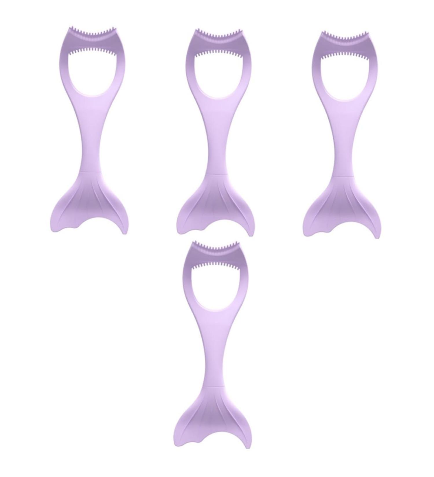FOMIYES 4pcs Mascara Brush Mascara Applicator Silicone Eyeliner Aid Eye Makeup Tool Template Multifunction 1 count (Pack of 1) Violetx4pcs - Buy Online on GoSupps.com