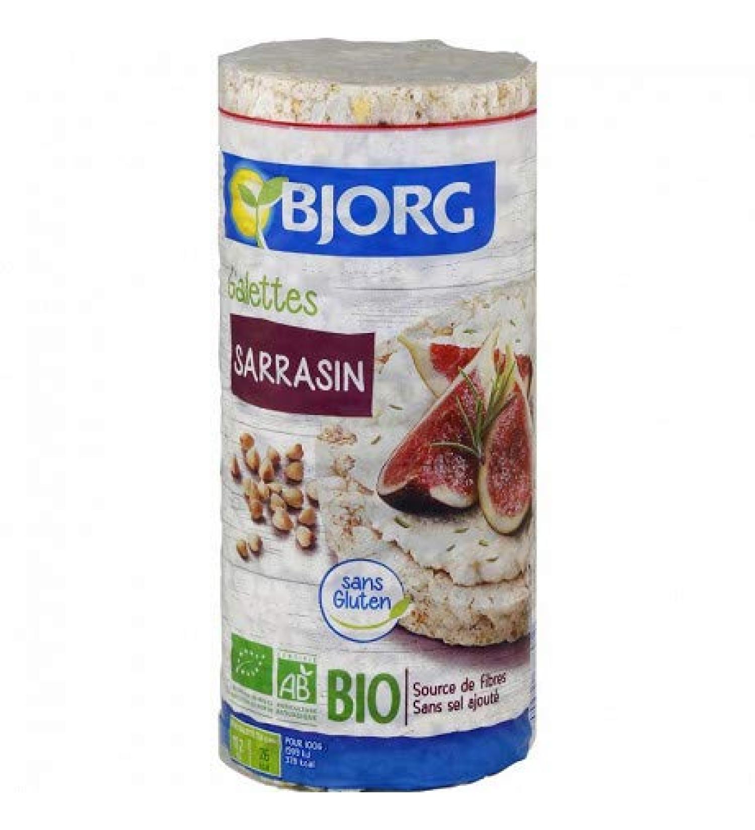 BJORG - Organic Salt-Free Buckwheat Cakes Gluten-Free 130G - Pack of 4  - Buy Online on GoSupps.com