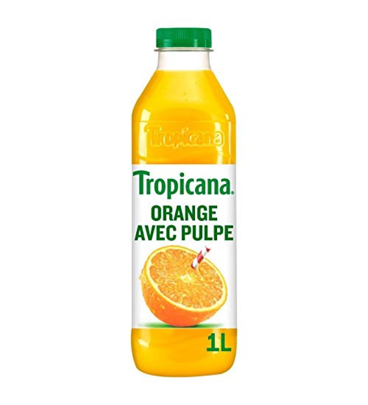 TROPICANA - Tropicana orange with pulp pet 1l - Four Items