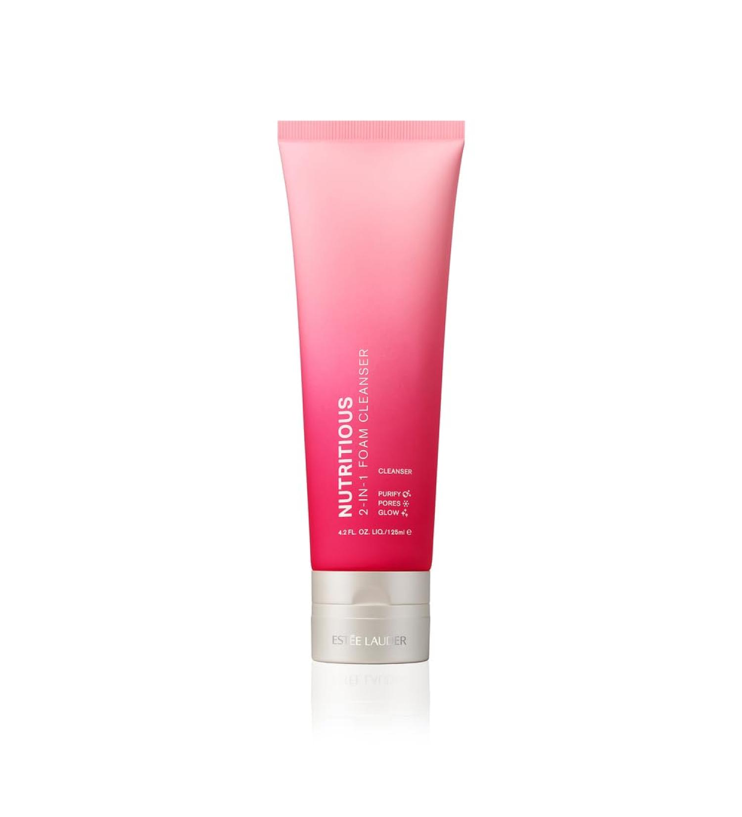 Est e Lauder Nutritious 2-in-1 Foaming Cleanser & Mask | Pore Minimizer - Buy Online - 4.2 oz - International Shipping Available - Buy Online on GoSupps.com