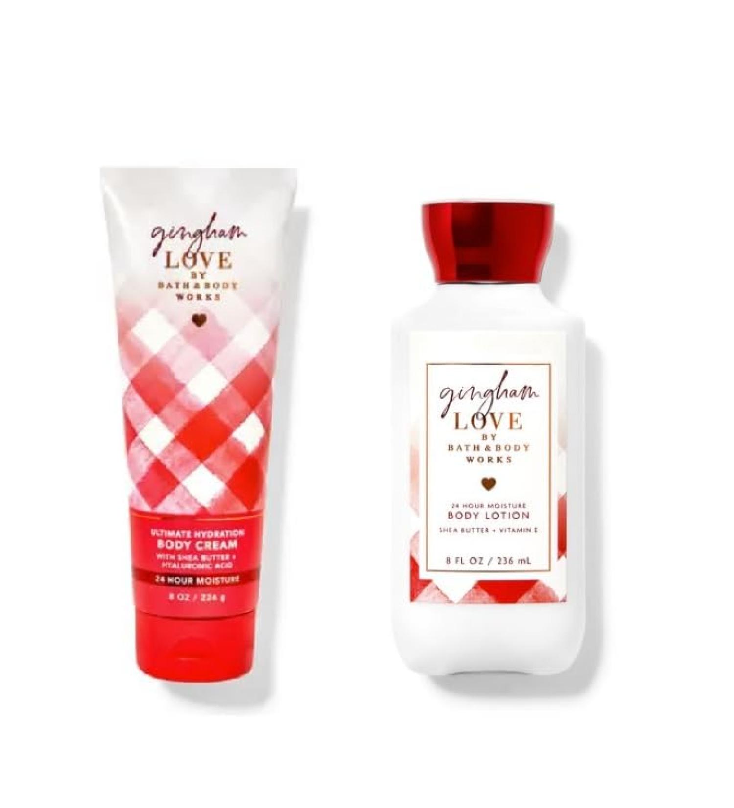 Bath and Body Works Gingham love Body cream & Body Lotion
