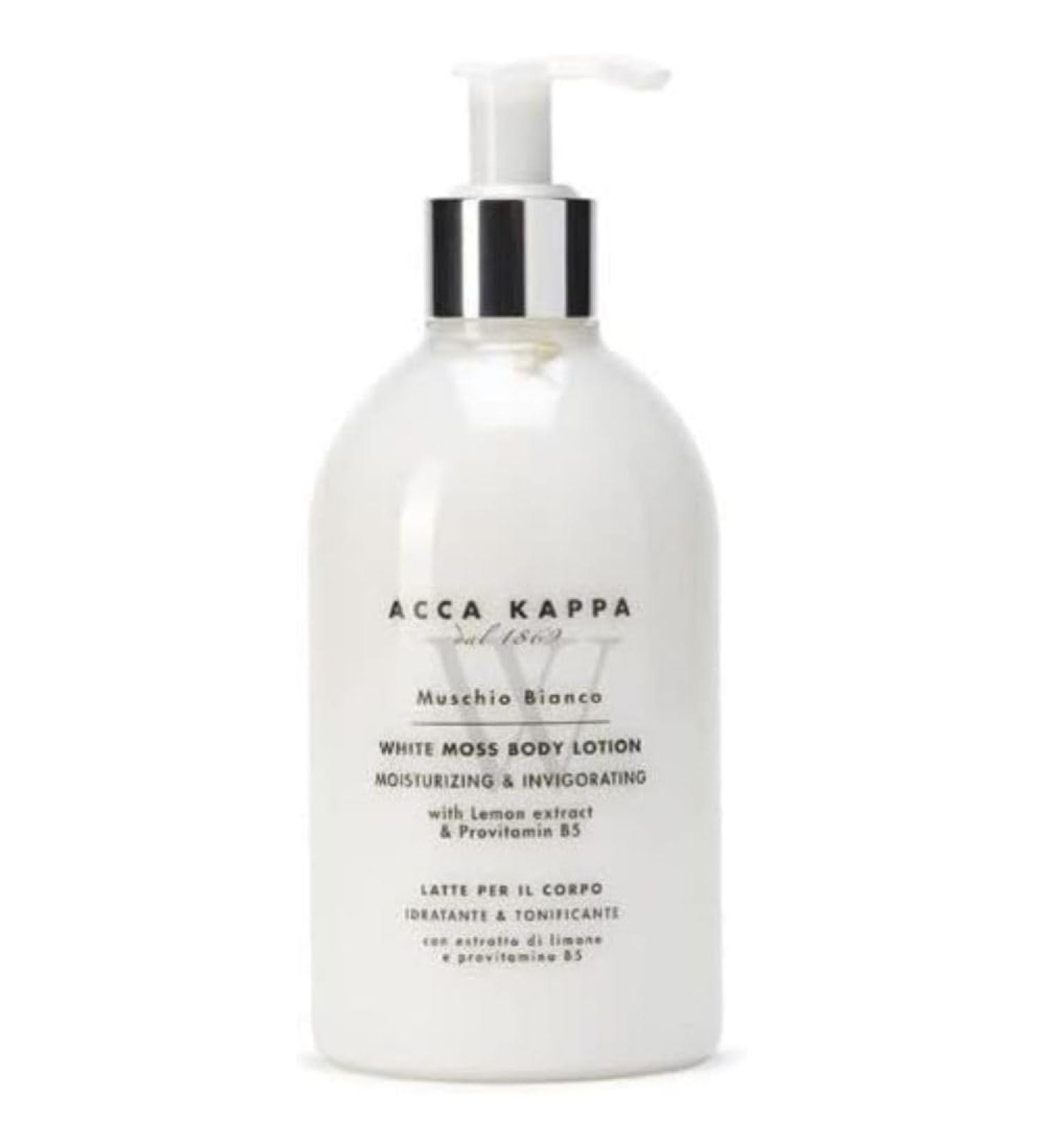 Acca Kappa Muschio Bianco Hydrating & Toning Body Lotion 300ml - Buy Internationally | Premium Skincare Online - Buy Online on GoSupps.com