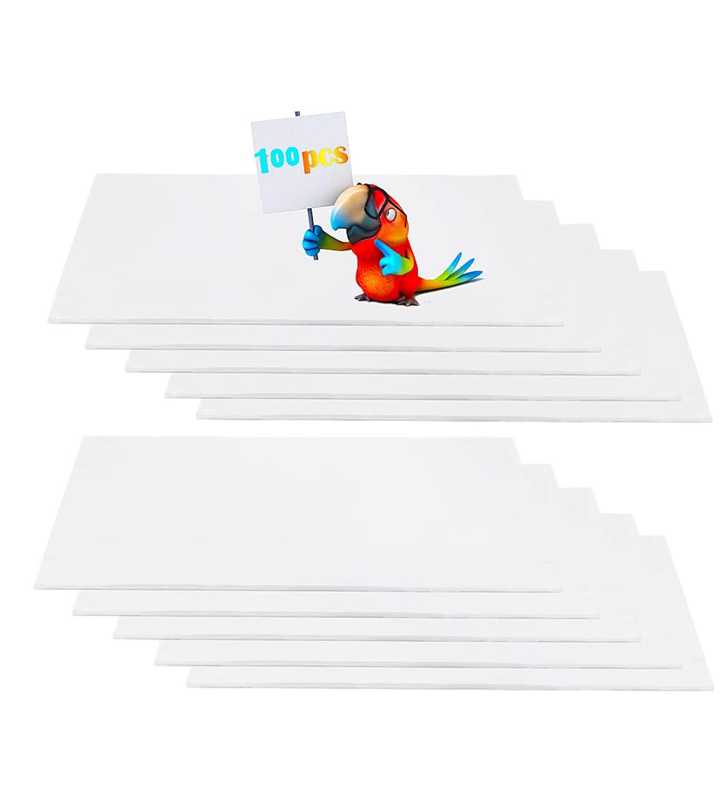100 Pcs Large Bird Cage Liner Papers | Non-Woven Precut Absorbent Cushion | 22.8 x 10.6 | Pet Cage Liners - Buy Online on GoSupps.com