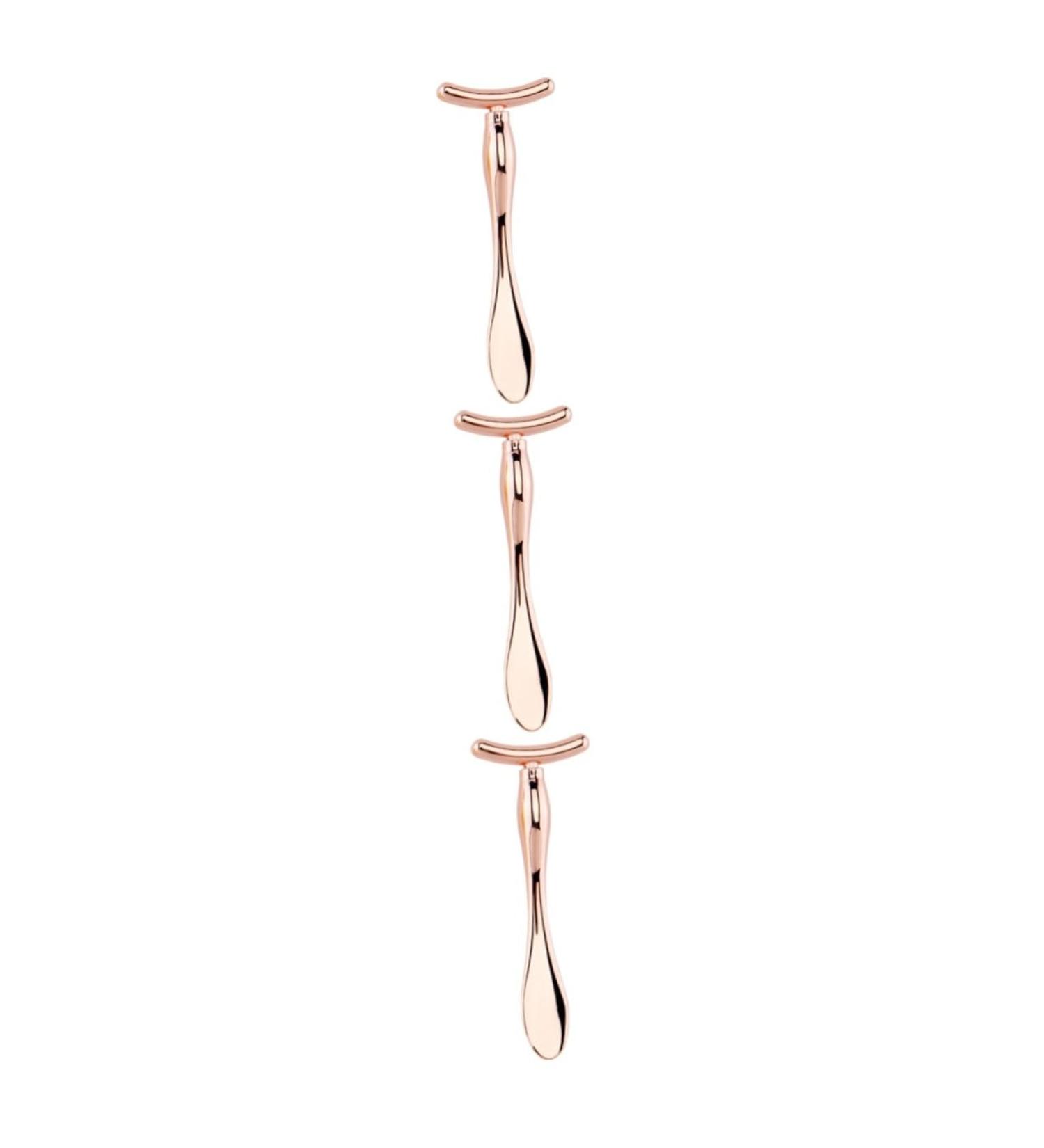 Lot De 3 Mini Cuill res En Alliage De Zinc Pour Les Yeux Applicateur De Maquillage Outil De Cr me Pour Les Yeux Design Portable 2 Pi ces X 3 - Buy Online on GoSupps.com