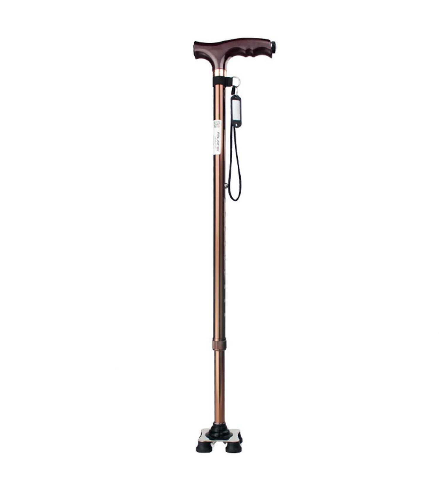 Walking Stick Flexible and Durable Walking Aid Non-Slip Base 720-950 Mm Portable Cane with Ergonomic Handle Mobility Aid Crutches Hello Independence Bronze - Buy Online on GoSupps.com