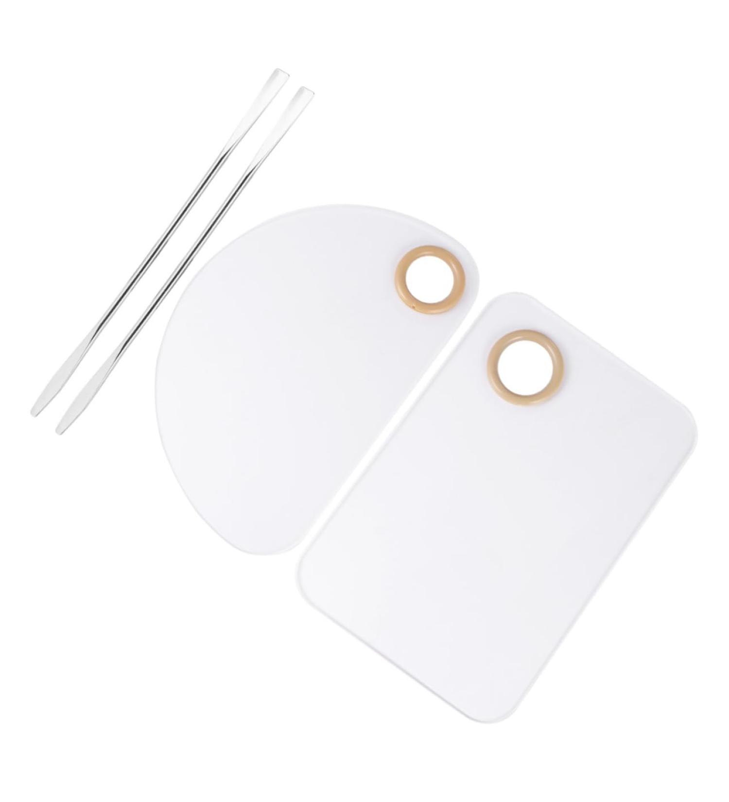 Didiseaon 4-Pcs Manicure Tool Set | Professional Nail Art Palette & Makeup Mixing Tools for Perfect Nail Designs - Buy Online on GoSupps.com