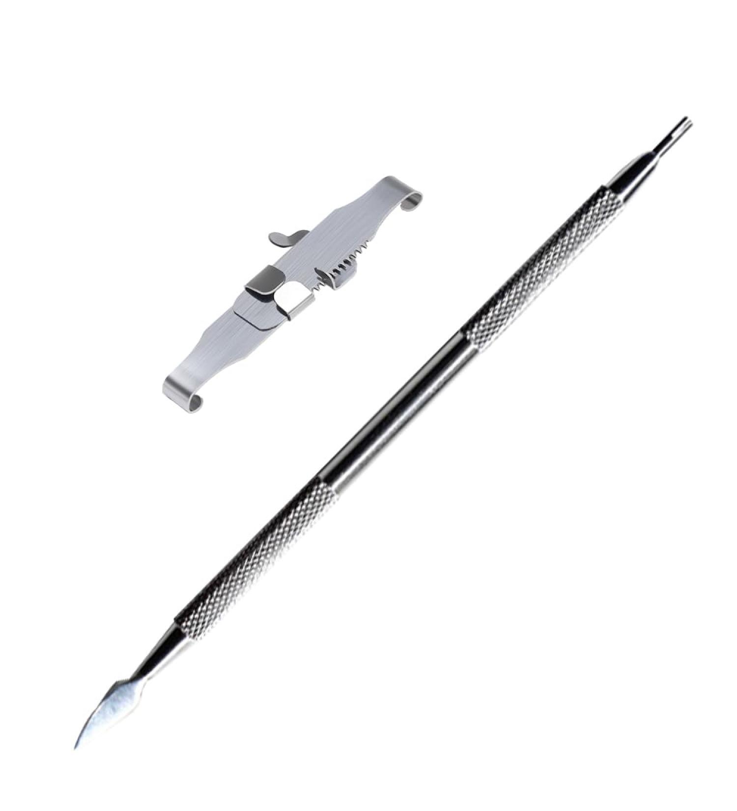 2-Piece Set Stainless Steel Ingrown Toenail Corrector Ingrown Toenail Correction Buckle Paronychia Correction Tool Repairing Nails That Grow Inward to Improve Their Shape and Reduce Pain - Buy Online on GoSupps.com