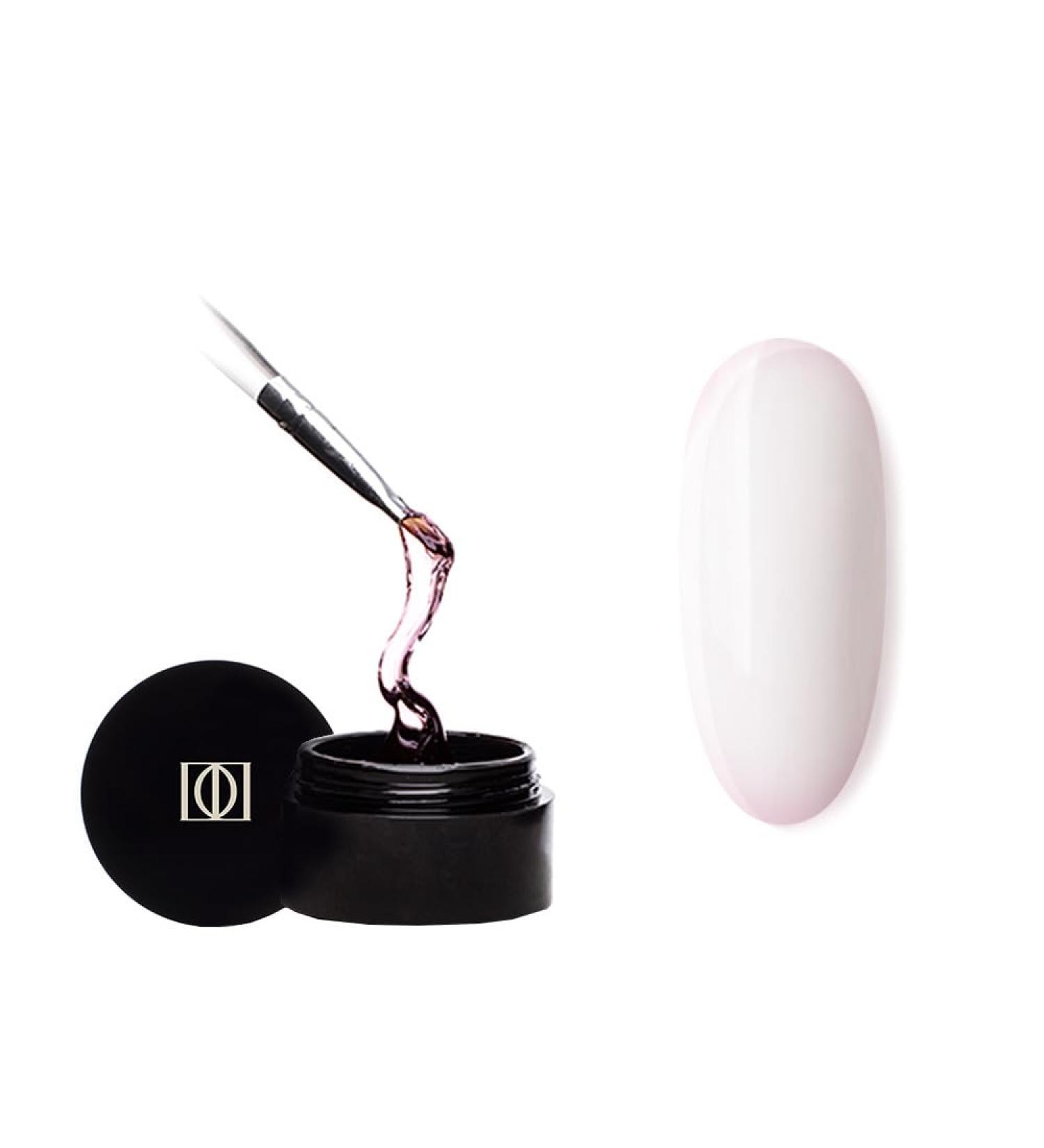 Didier Lab - Premium Pink Glass Solid Builder Gel for Nails - Hard Gel Builder for Extension - Nail Strengthener - LED UV Builder Gel for Nails - Split Nail Repair - Nail Hardener Gel - 15 ml 15 ml (Pack of 1) Pink Glass - Buy Online on GoSupps.com