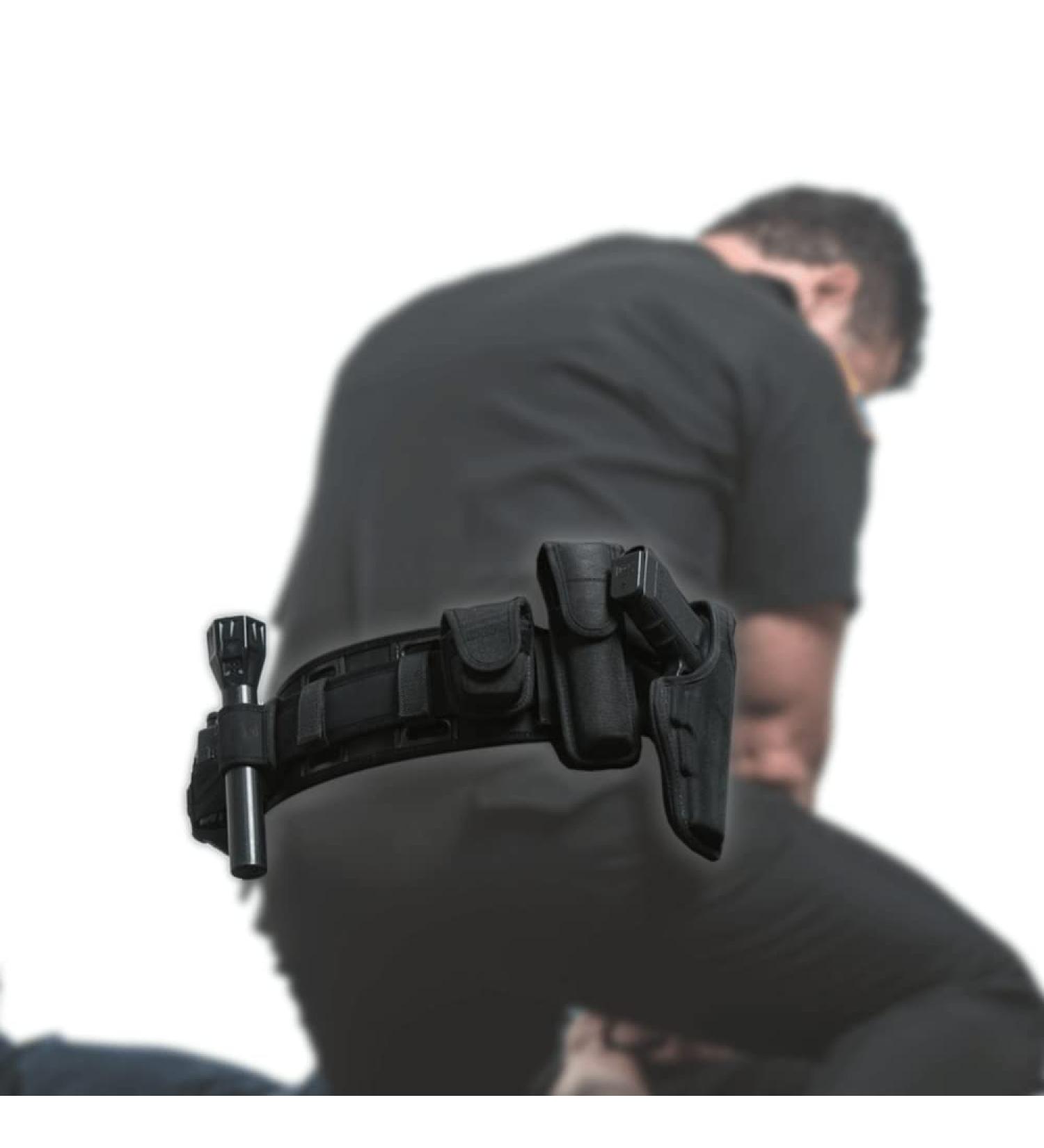 Law Enforcement Duty Belt Back Support Brace | Lower Back Support for Police | Suspenders Alternative | Utility Belt Accessories - Fits Waist 34 - Buy Online on GoSupps.com