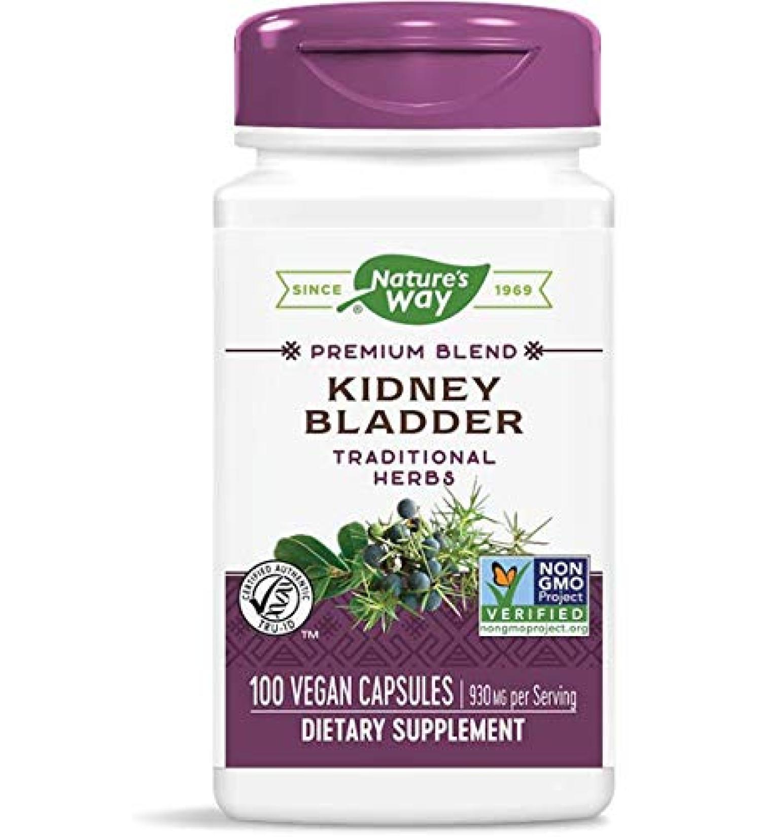 Nature's Way Kidney Bladder Support 930 mg - 100 Vegan Capsules - Buy Online on GoSupps.com