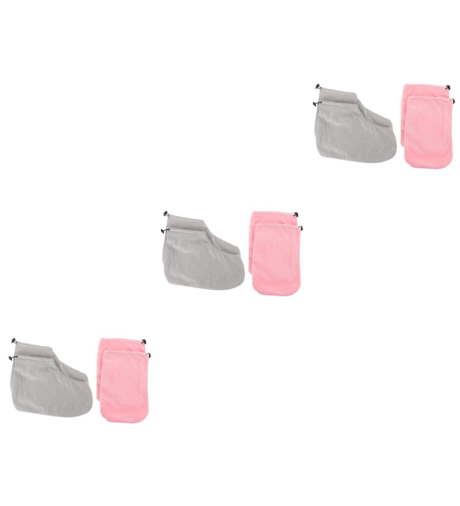 POPETPOP 3 Sets Gloves Exfoliate Glove Exfoliating Mitts Womens Women s Female Paraffin Wax Foot Covers Reusable Foot Covers Hand Boots Insulation Cover Tool Foot Wax Fabric - Buy Online on GoSupps.com