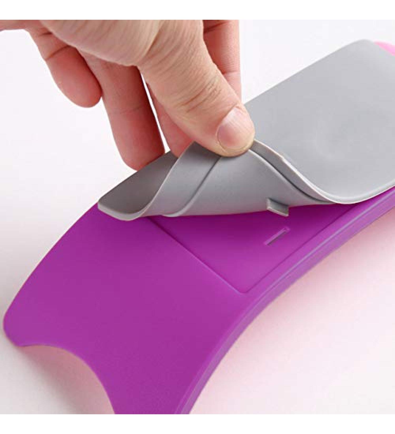 Best Nail Art Pillow Hand Rest Holder Cushion Plastic & Silicone Cushion Nail Arm Rest Manicure Accessories Tool Equipment - (Color: Purple) - Buy Online on GoSupps.com