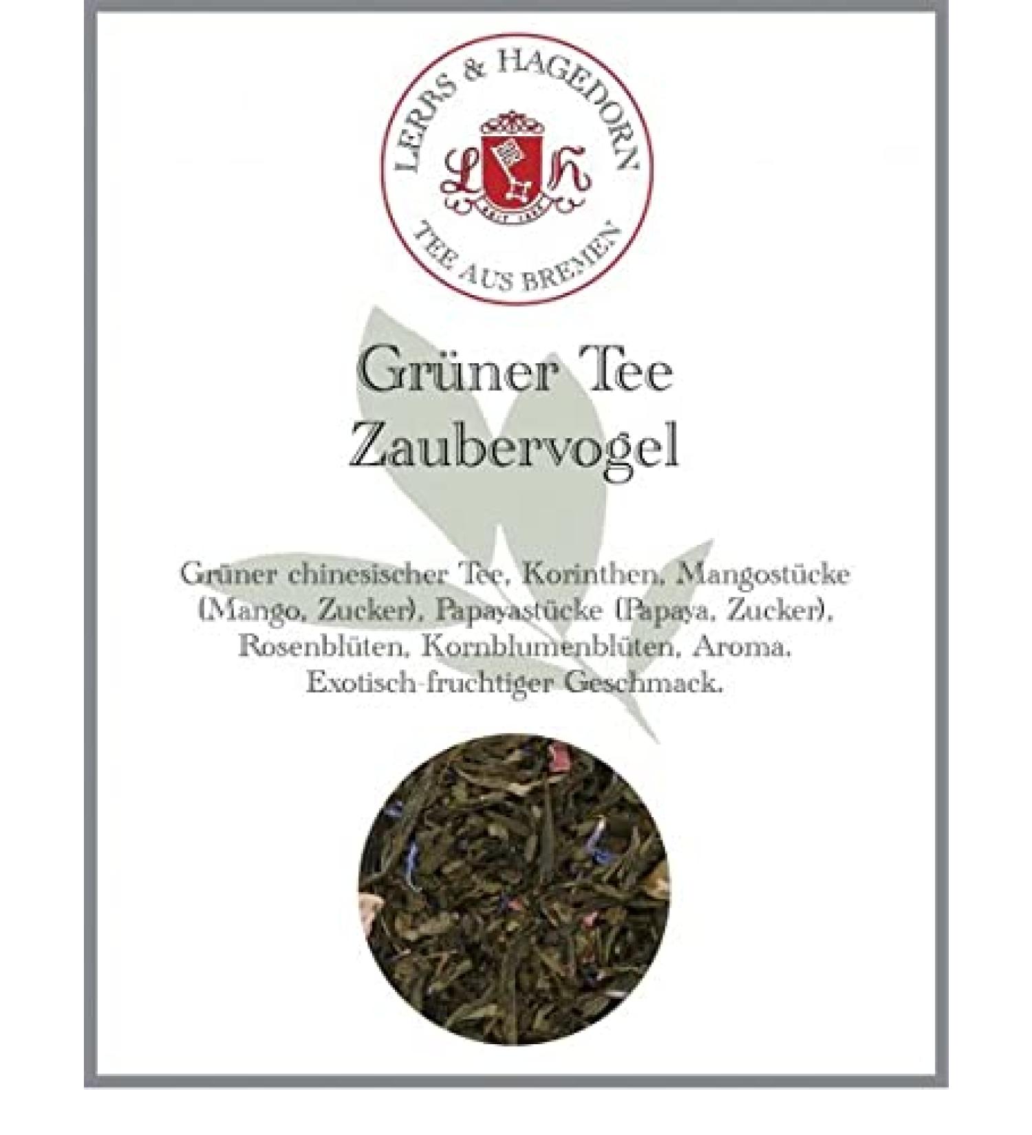  Lerbs & Hagedorn Magic Bird Green Tea 250g - Buy Online on GoSupps.com
