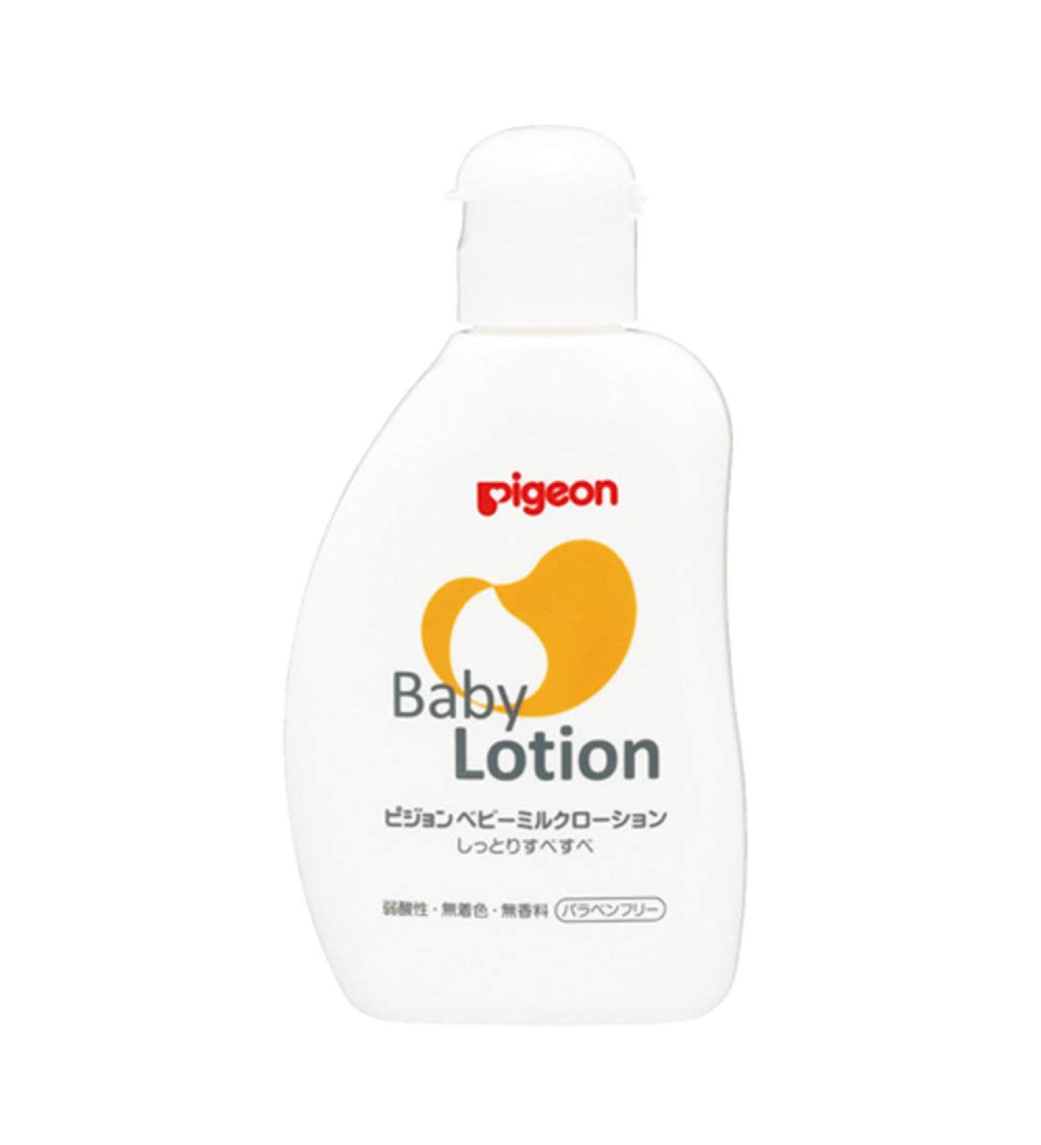 Baby Japan Pigeon Baby Milk Lotion 120ml - From 0 Year Olds (Green Tea Set)