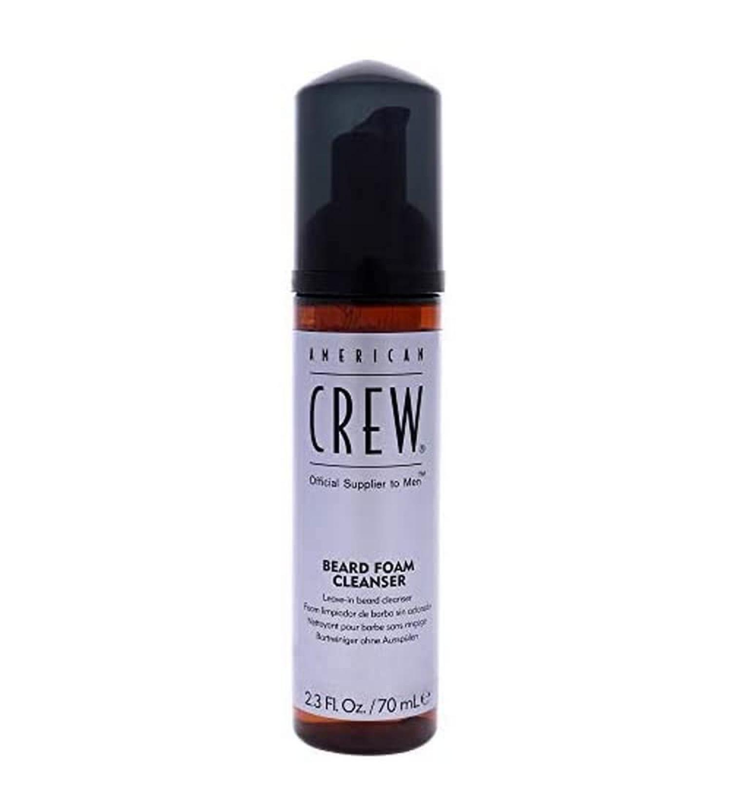 American Crew - Beard Foam Cleanser 70 ml cleaning foam for the beard care product for men bar cleaner for daily application removes residues without rinsing
