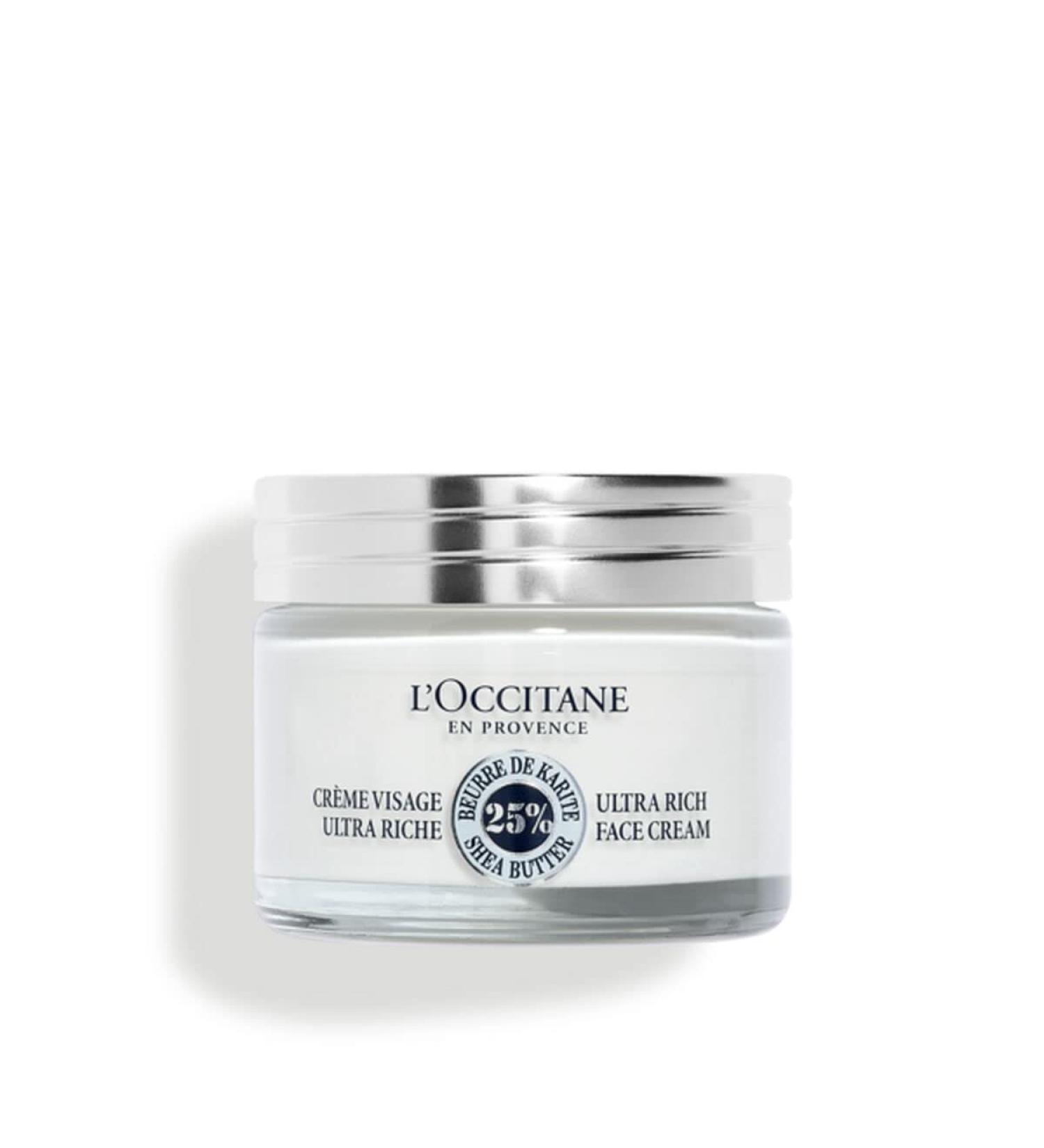 L'Occitane Shea Ultra Rich Face Cream 1.70 oz | Nourishing Moisturizer for All Skin Types - International Shipping Available - Buy Online on GoSupps.com