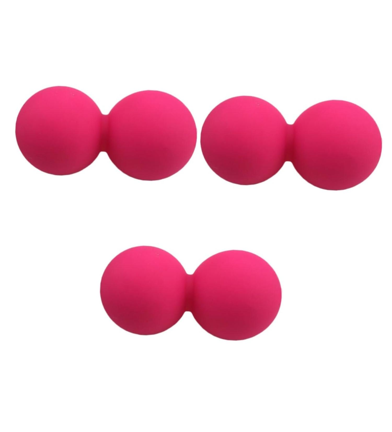 Gatuida 3ST White Peanut Massage Balls | Professional Weightlifting & Fitness Tools | Muscle Soreness Relief | Yoga Roll Equipment - Buy Online on GoSupps.com