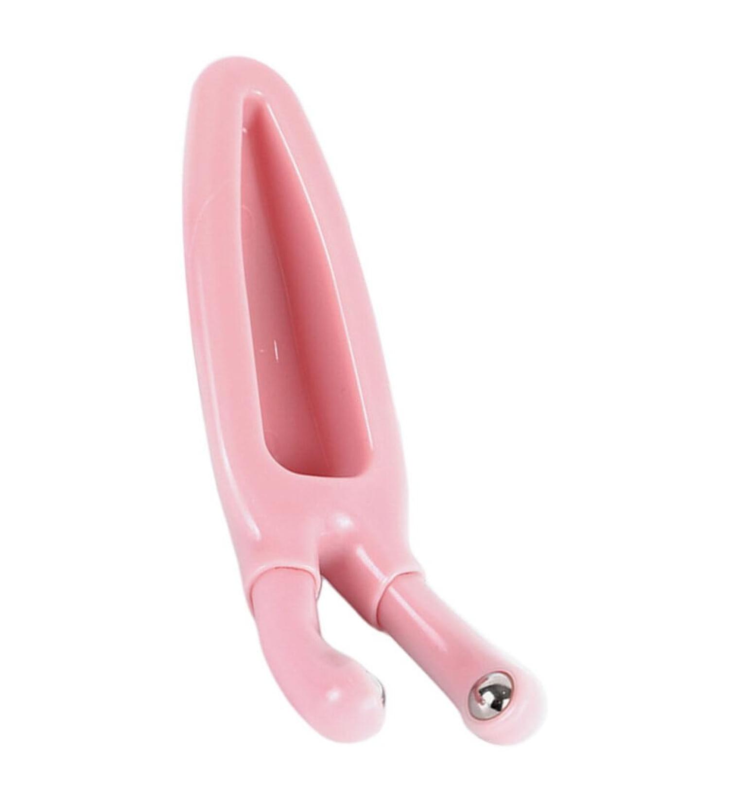 NOLITOY Nose Massager Y Shaped Nose Scraper Face Massaging Tool Skin Relaxing Massager Eyes Facial Gua Sha Massager Pink - Buy Online on GoSupps.com