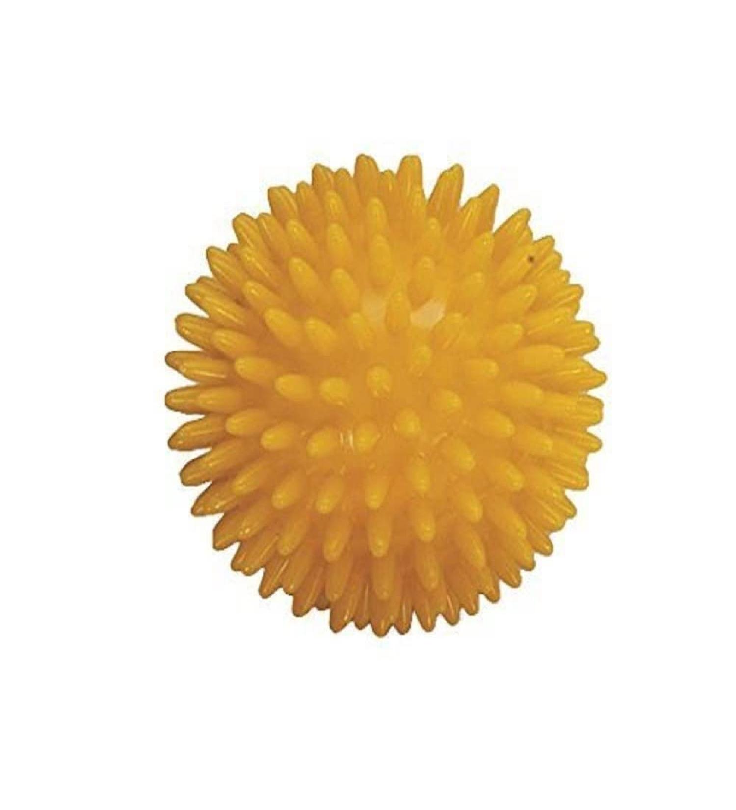 Patterson Medical 8cm Diameter Spiky Massage Ball Yellow