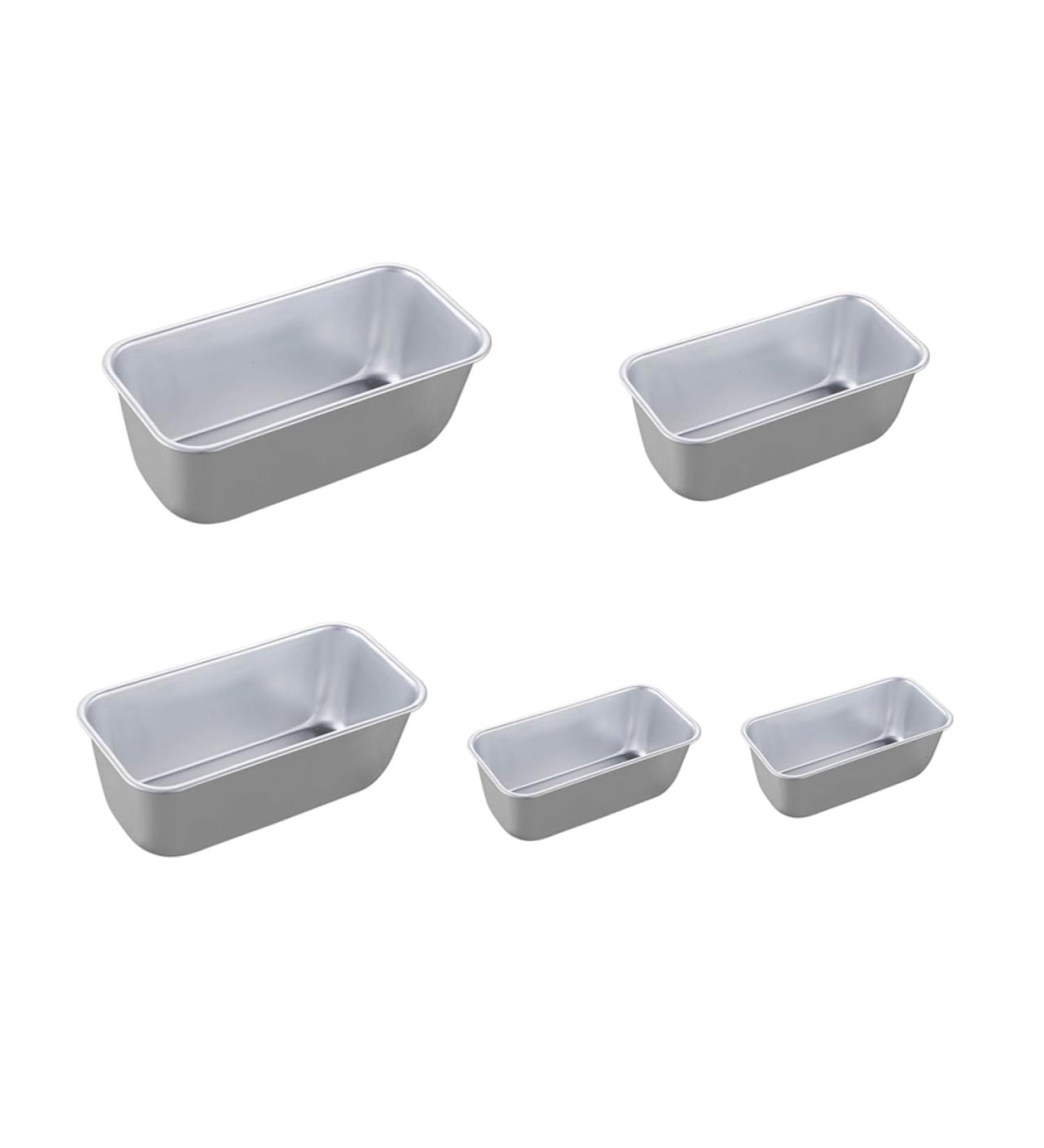 Zerodeko 5pcs Bread Toast Mold Square Bread Pan with Lid Pastry Baking Pan Cajas para Con Chocolate Toaster Pastries Chocolate Cake Loaf Pan A01 Aluminum Alloy Self Made Baking Tools - Buy Online on GoSupps.com