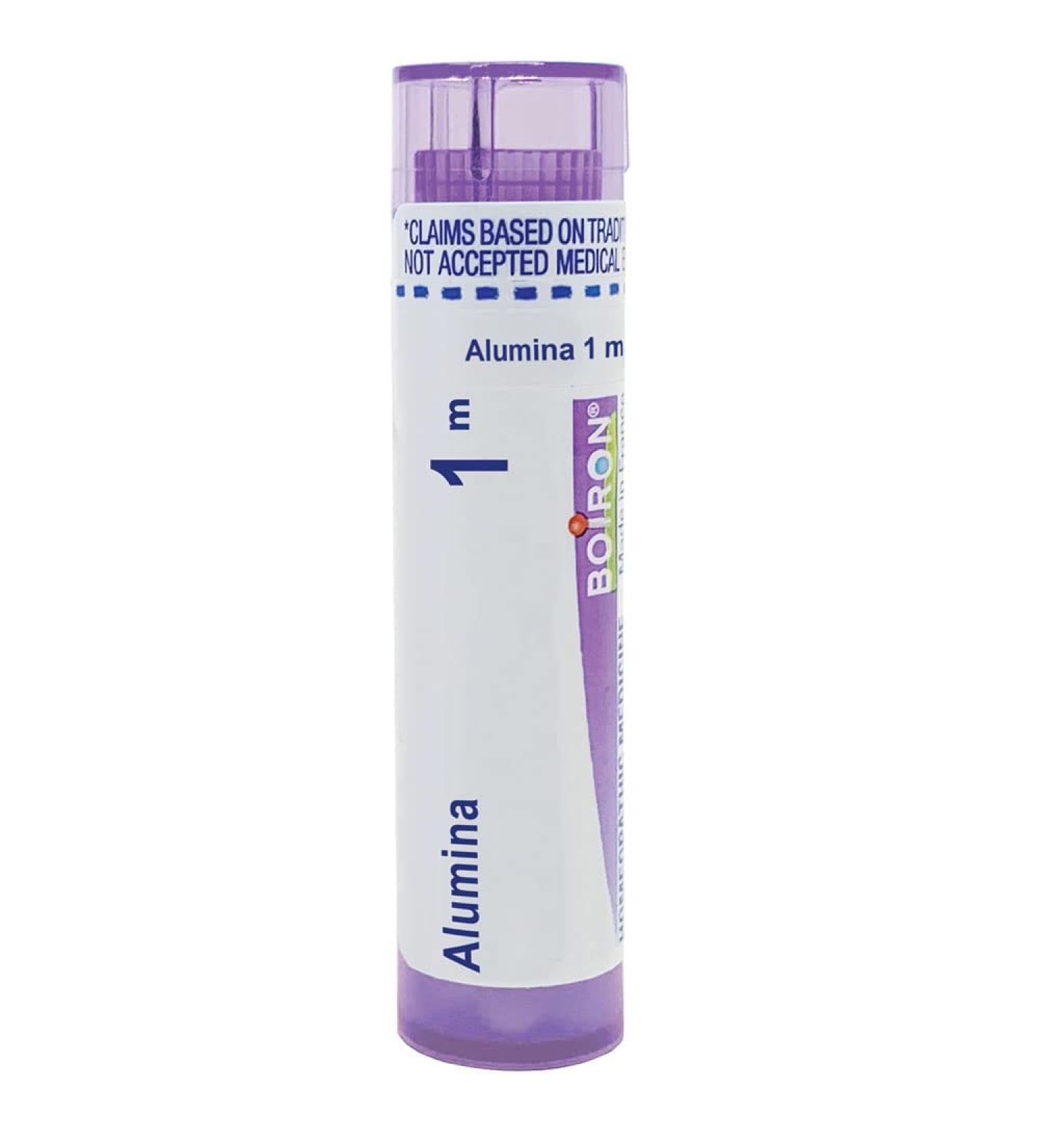 Boiron Alumina 1M - Effective Relief for Dry Skin & Constipation - 80 Pellets | International Shipping Available - Buy Online on GoSupps.com