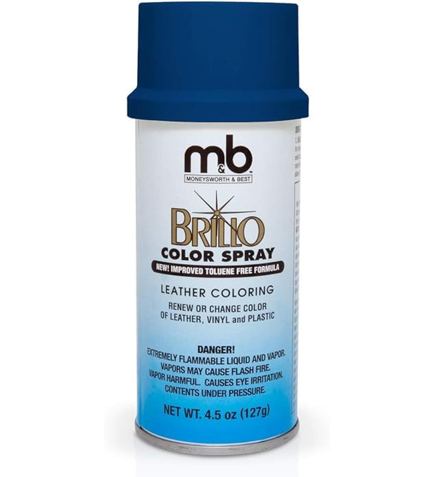 Shoe Dye Colouring Sprays - Spray Dye for Footwear Leather Vinyl and Upholstery - Re-Colour Shoes Bags Upholstery and Leather Products (Navy) - Buy Online on GoSupps.com
