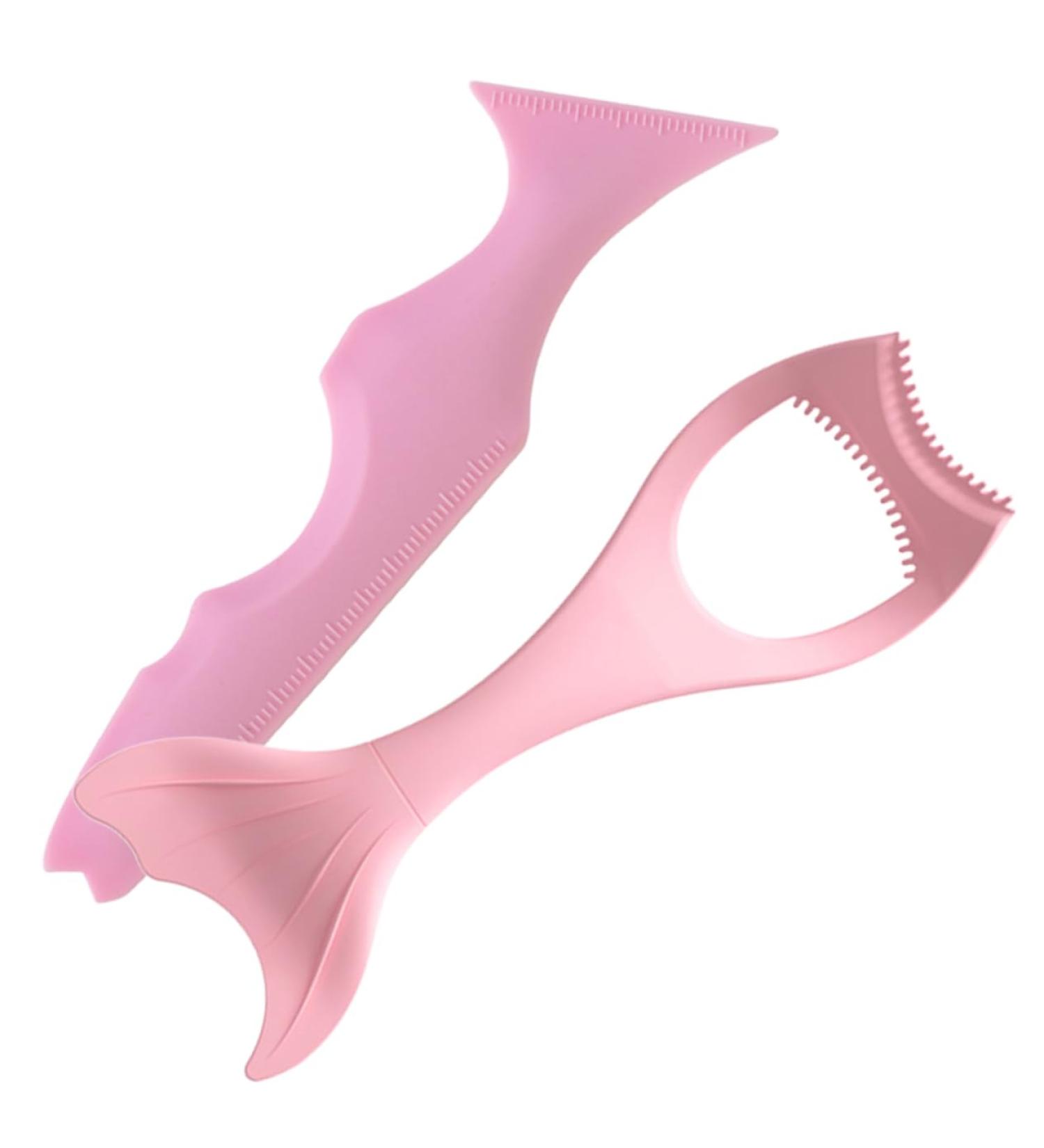 Balacoo 2pcs Eyeliner Tool Lash Kit Lip Line for Beginners Silicone Eyebrow Stencil Mask Spoon Third Gear - Buy Online on GoSupps.com