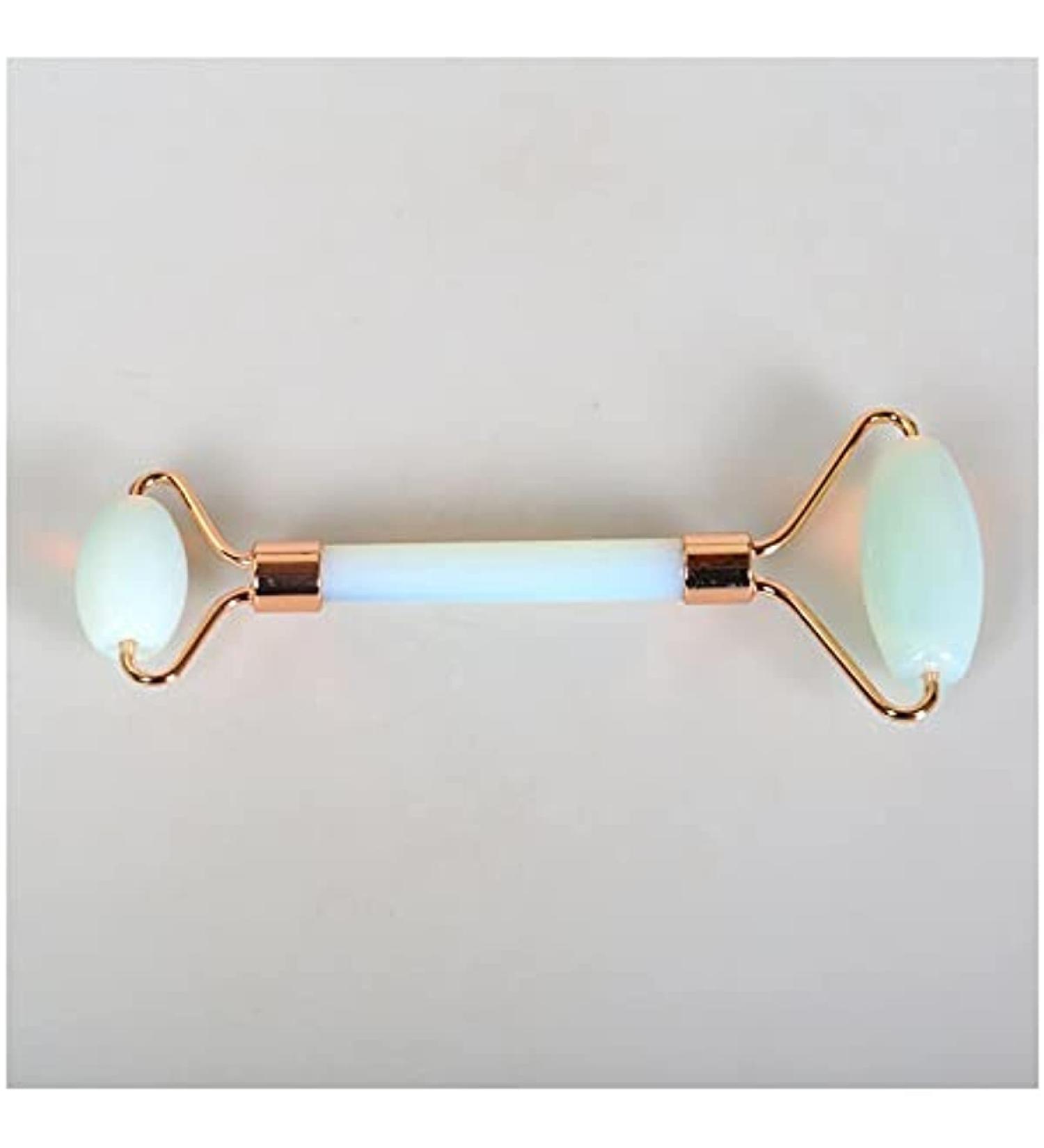 Healing Meditation Opal Quartz Jade Roller | Anti-Cellulite Facial Massager for Wrinkles & Decoration - Buy Online on GoSupps.com