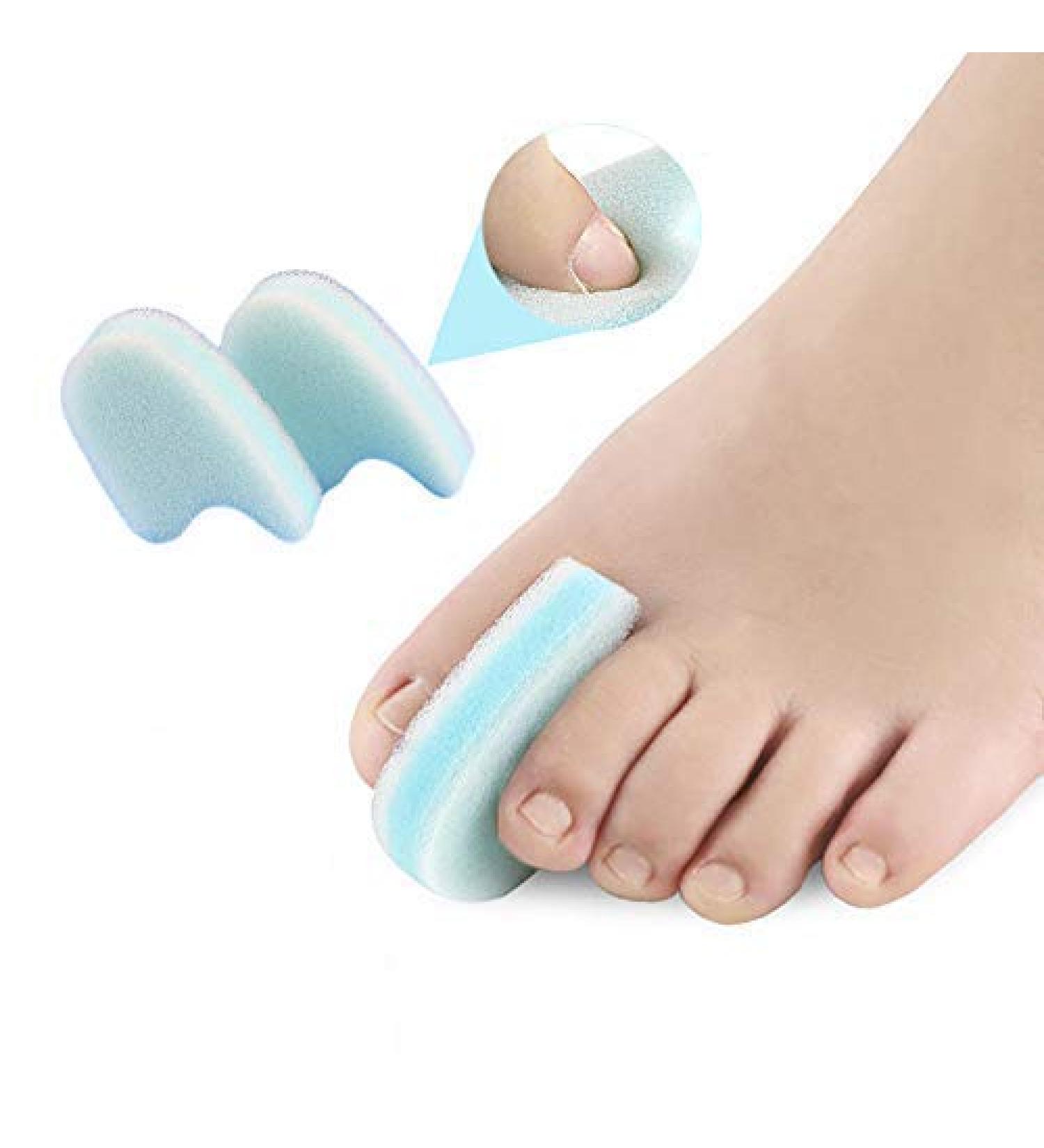 10 Pack 3-Layer Foam Toe Separators - Toe Spacers for Overlapping Toe Alignment and Bunion Pain Relief - Buy Online on GoSupps.com