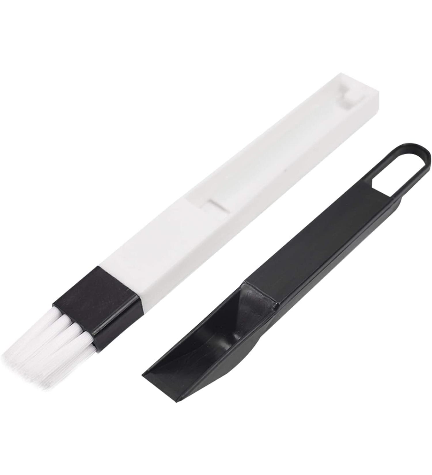 TRIXES 2 Small Cleaning Brushes for Window Groove Slots - Mini Dustpan and Brush - for Hard to Reach Places - Car Vents - Sliding Door Tracks - Keyboards - Skirting Boards - Household Cleaner Brushes - Buy Online on GoSupps.com