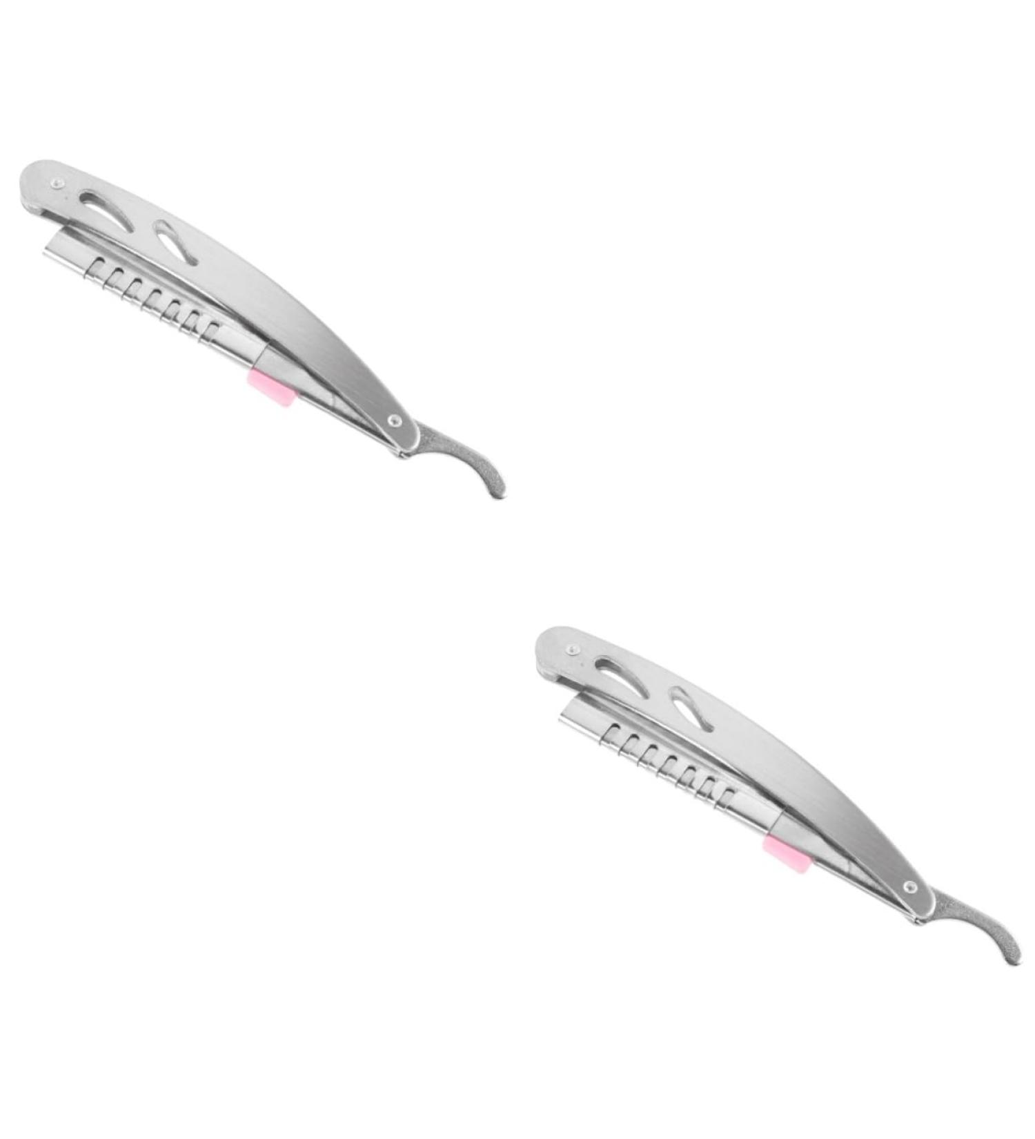 Buy Angoily 2-Stage Foldable Stainless Steel Manual Razor - Perfect for Beard Grooming & Hair Cutting | International Shipping Available - Buy Online on GoSupps.com