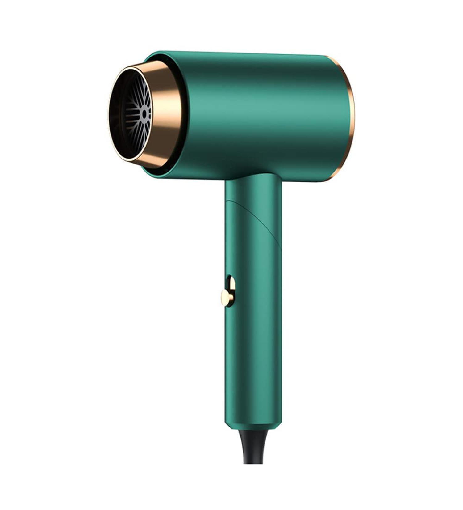 Negative Ionic Hair Dryer 1200W with Concentrator Portable Foldable Hairdryer 3 Speed Folding Portable Mini Hairdryer for Home Living and Travel Green Small Gift - Buy Online on GoSupps.com