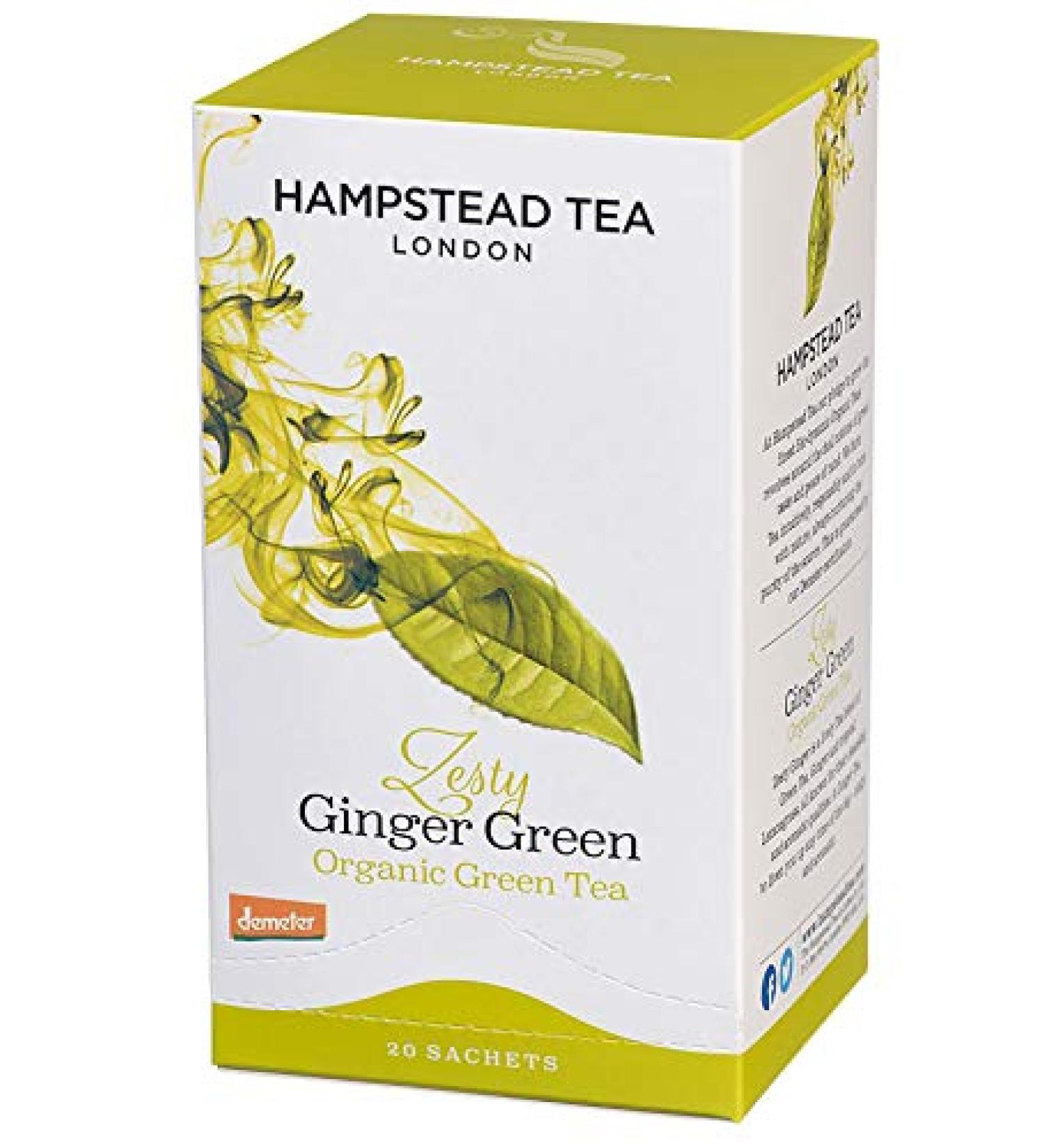 HAMPSTEAD TEA - THE VERT ZESTY GINGER GREEN