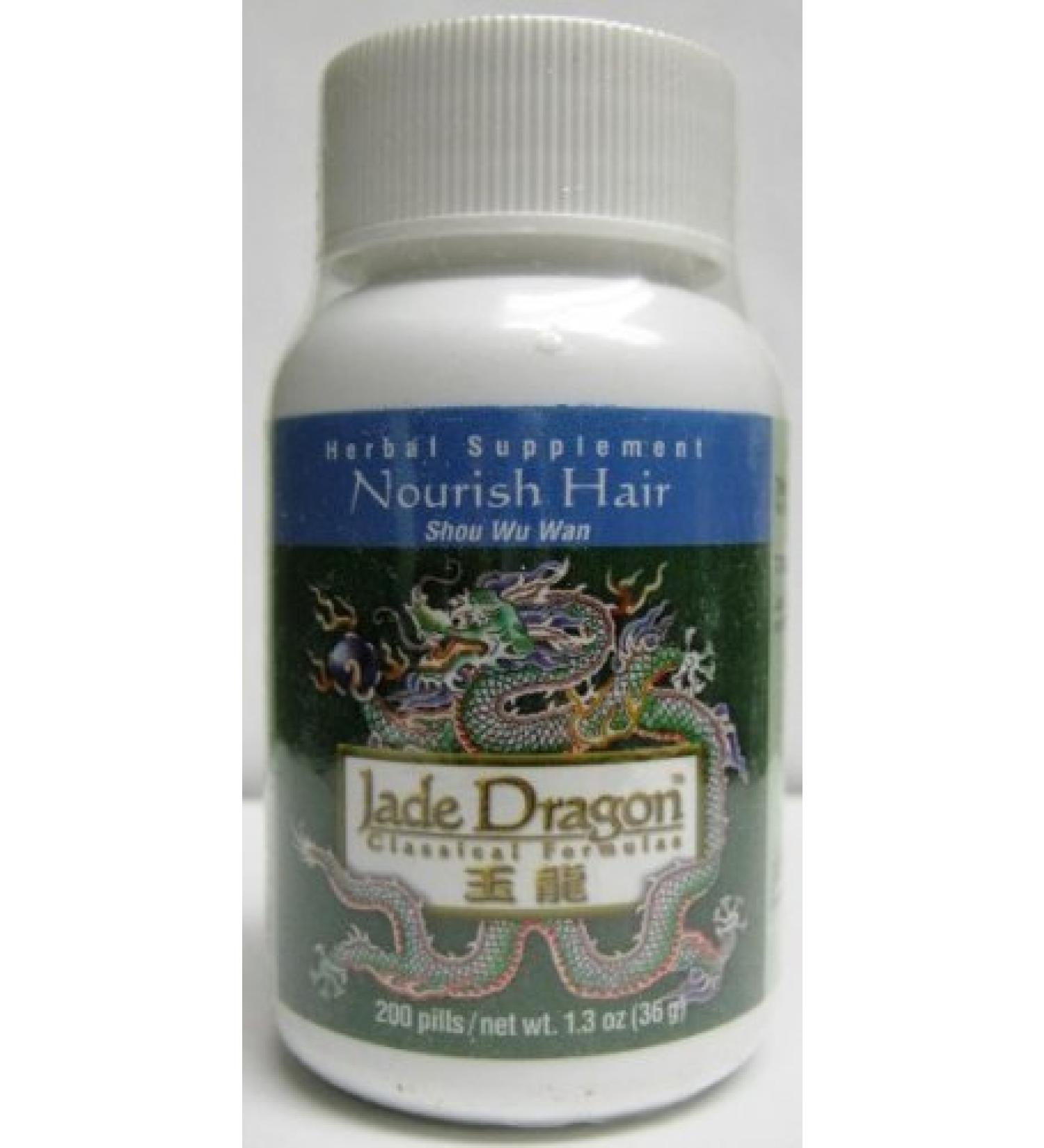 Nourish Hair Shou Wu Wan 200 Pills