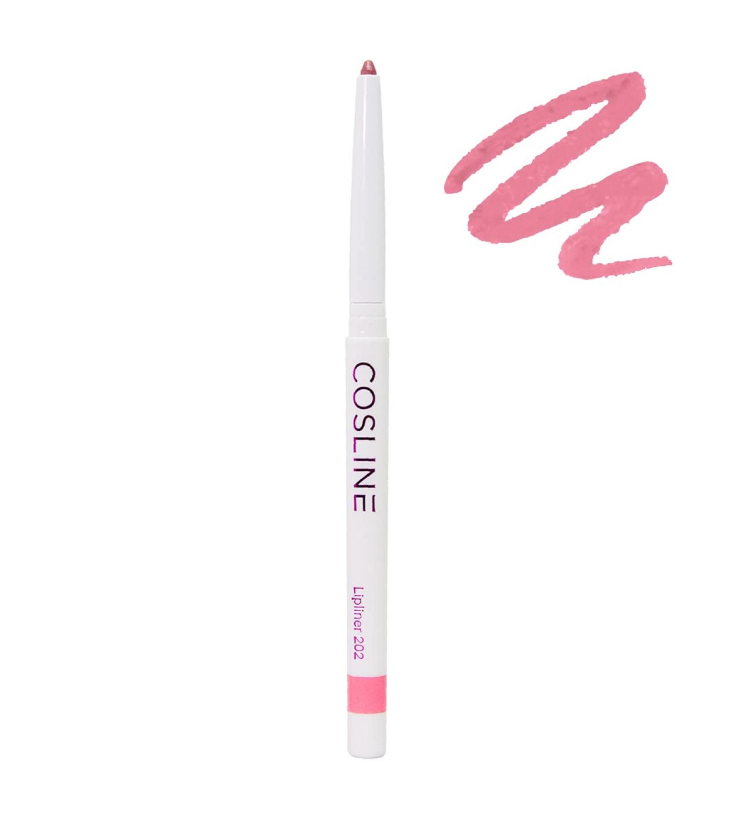 COSLINE Lipliner & Lip Contour Pencil No. 202 - Azalea Light Pink | Shop Internationally for Premium Beauty Products - Buy Online on GoSupps.com