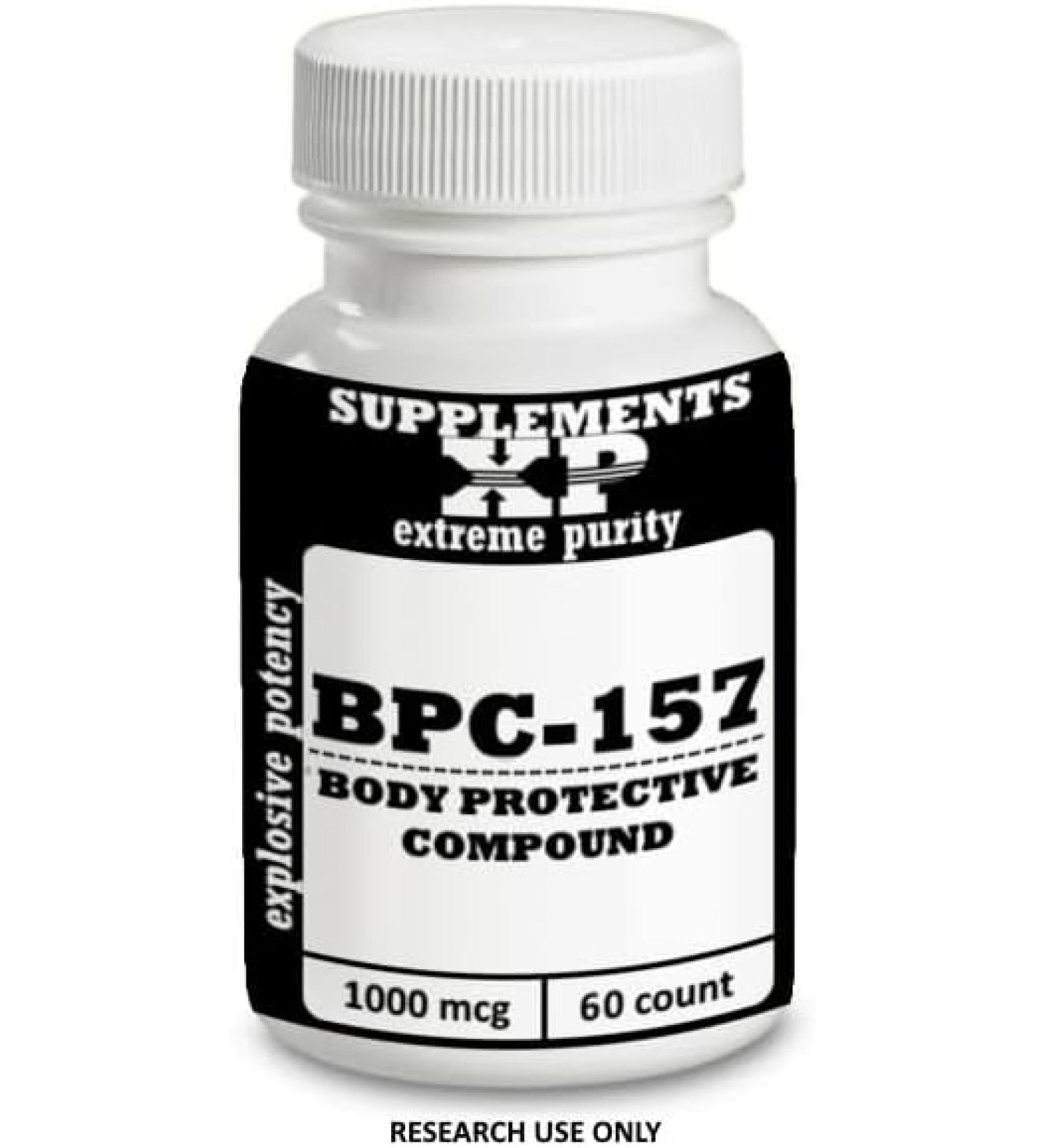 SupplementsXP BPC 157 Body Protective Compound 157 60,000 mcg Healing Peptide 60 Capsules