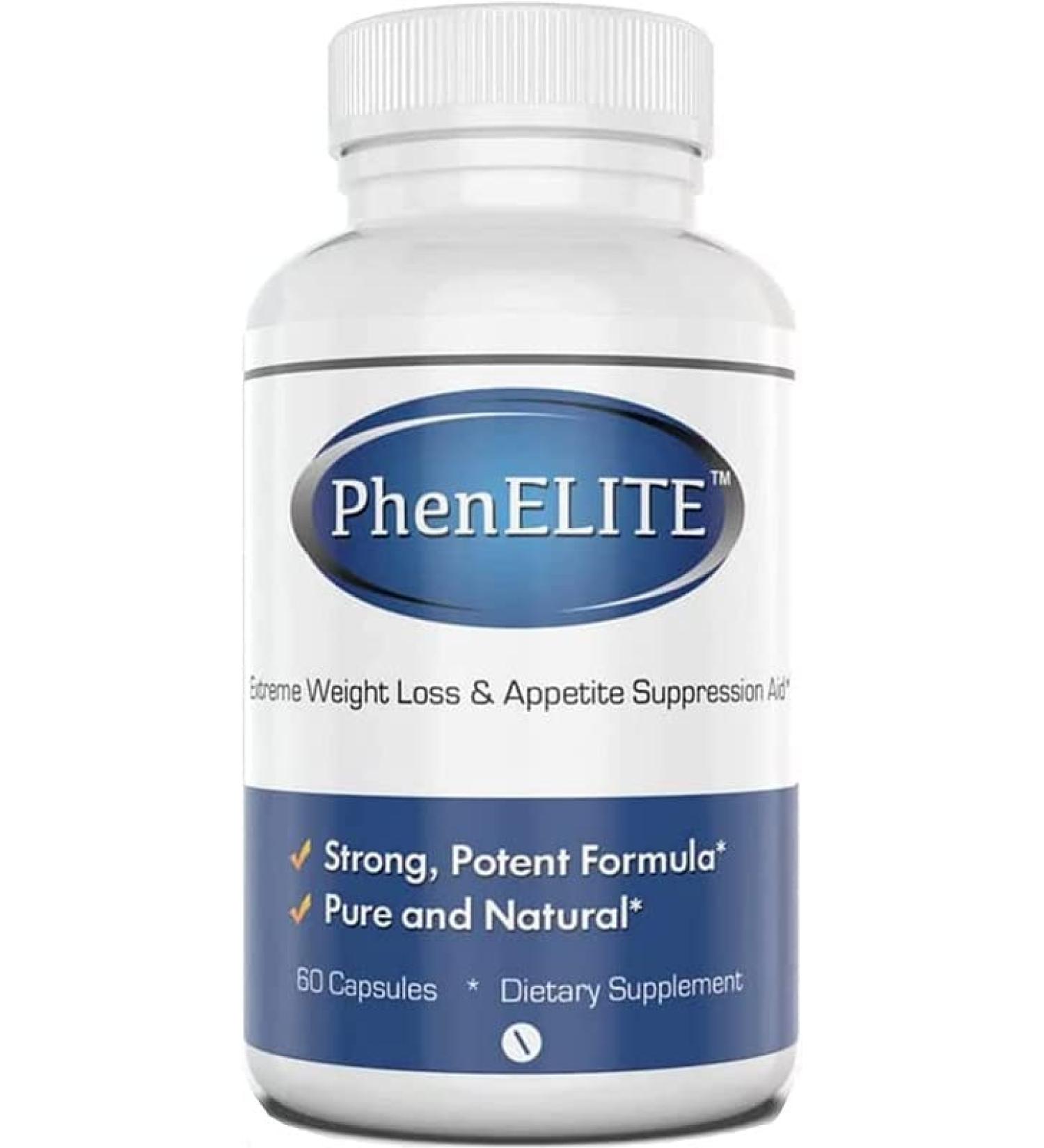 PhenELITE Fat Burner for Women - Powerful Weight Loss Pills with Raspberry Ketones - Effective Belly Fat Reduction and Appetite Suppressant - Buy Online on GoSupps.com