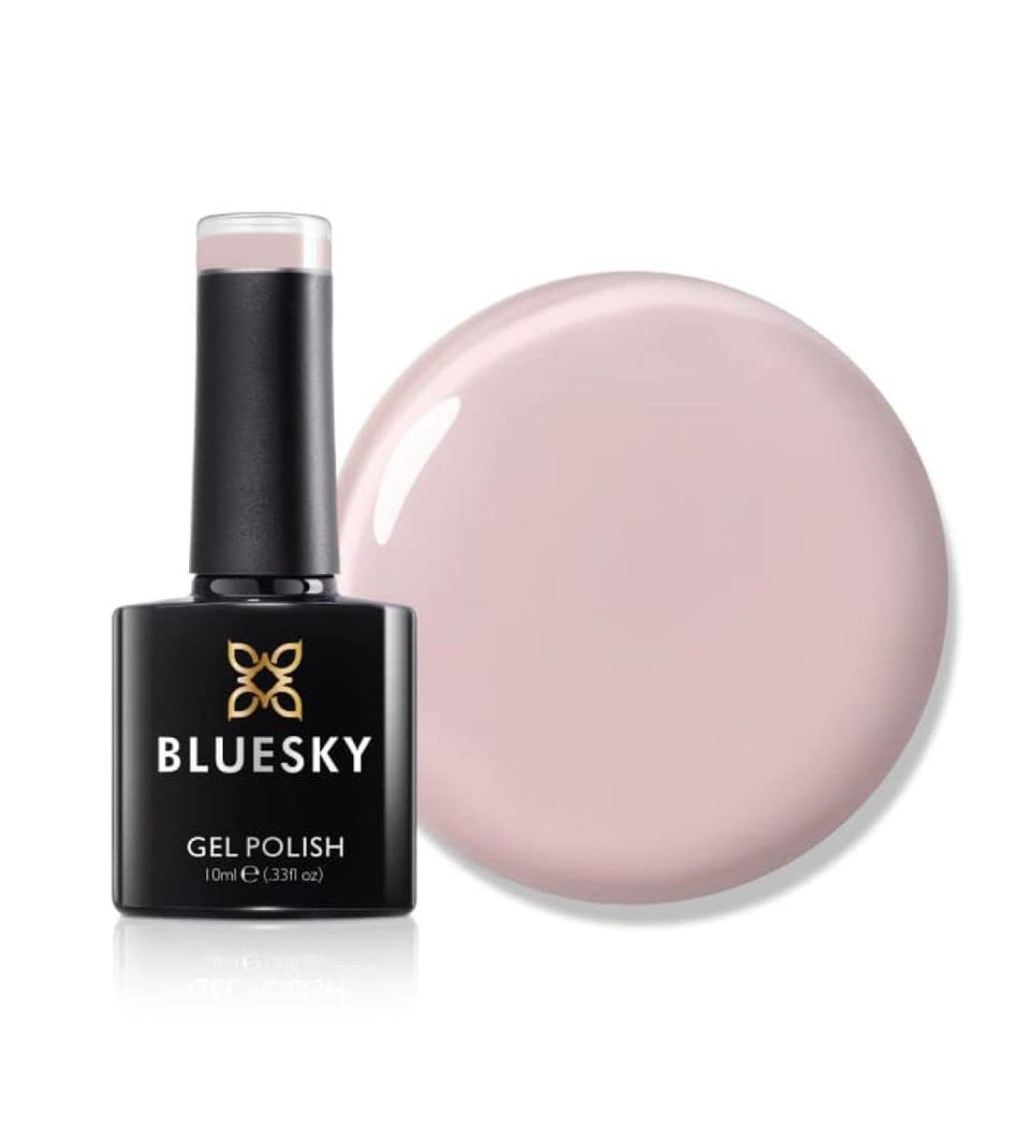 BLUESKY Gel Nail Polish Nude Blush Pink Pure & Perfect SPRING SUMMER 2023 SS2301 UV LED Soak Off 10ml (Requires Curing Under UV LED Lamp) From The Speak Your Truth In Spring Collection - Buy Online on GoSupps.com