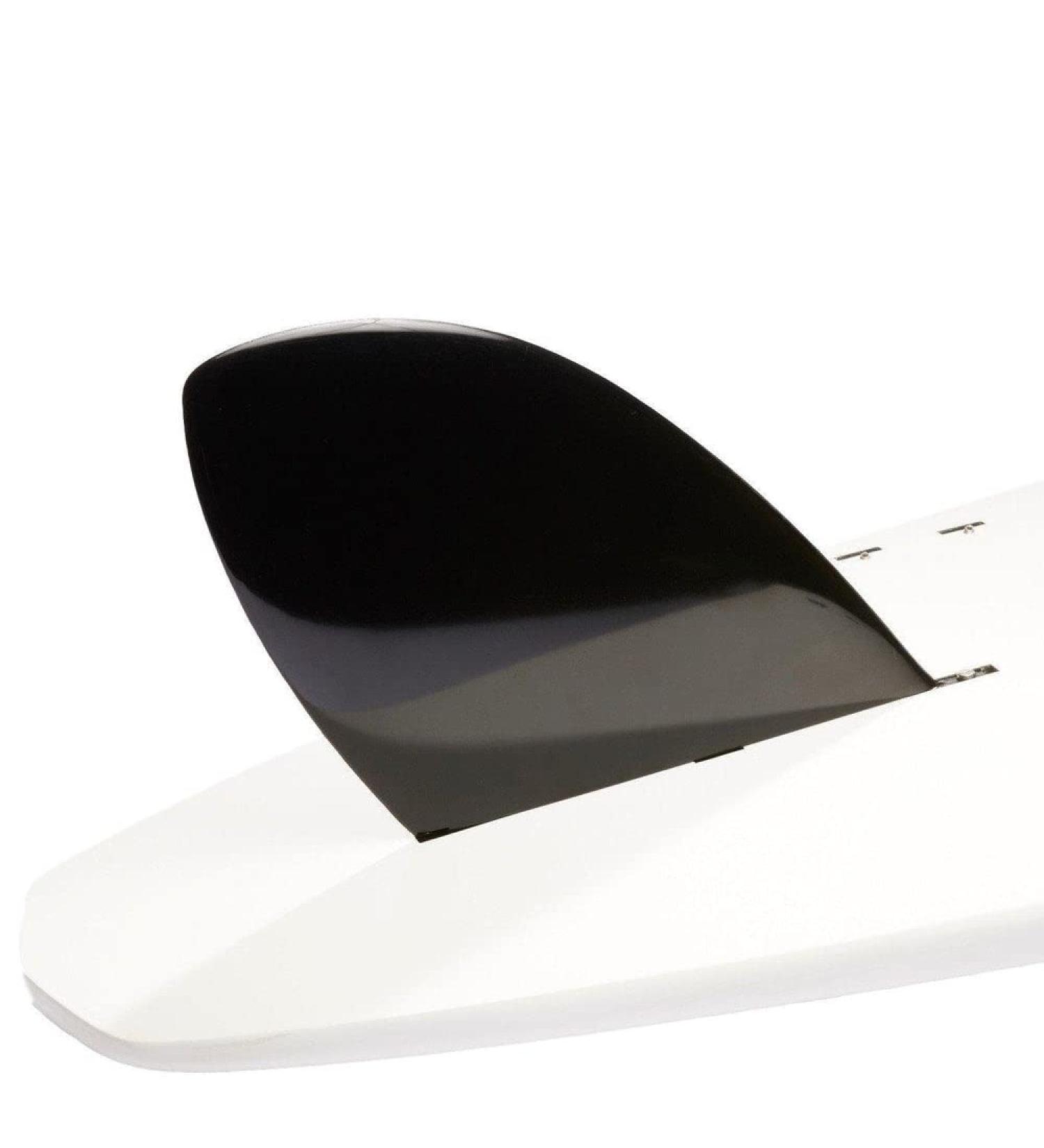 DORSAL Rudder Surf Fins 8.5 - Black Polycarbonate for SUP Longboard & Surfboard - Buy Online on GoSupps.com