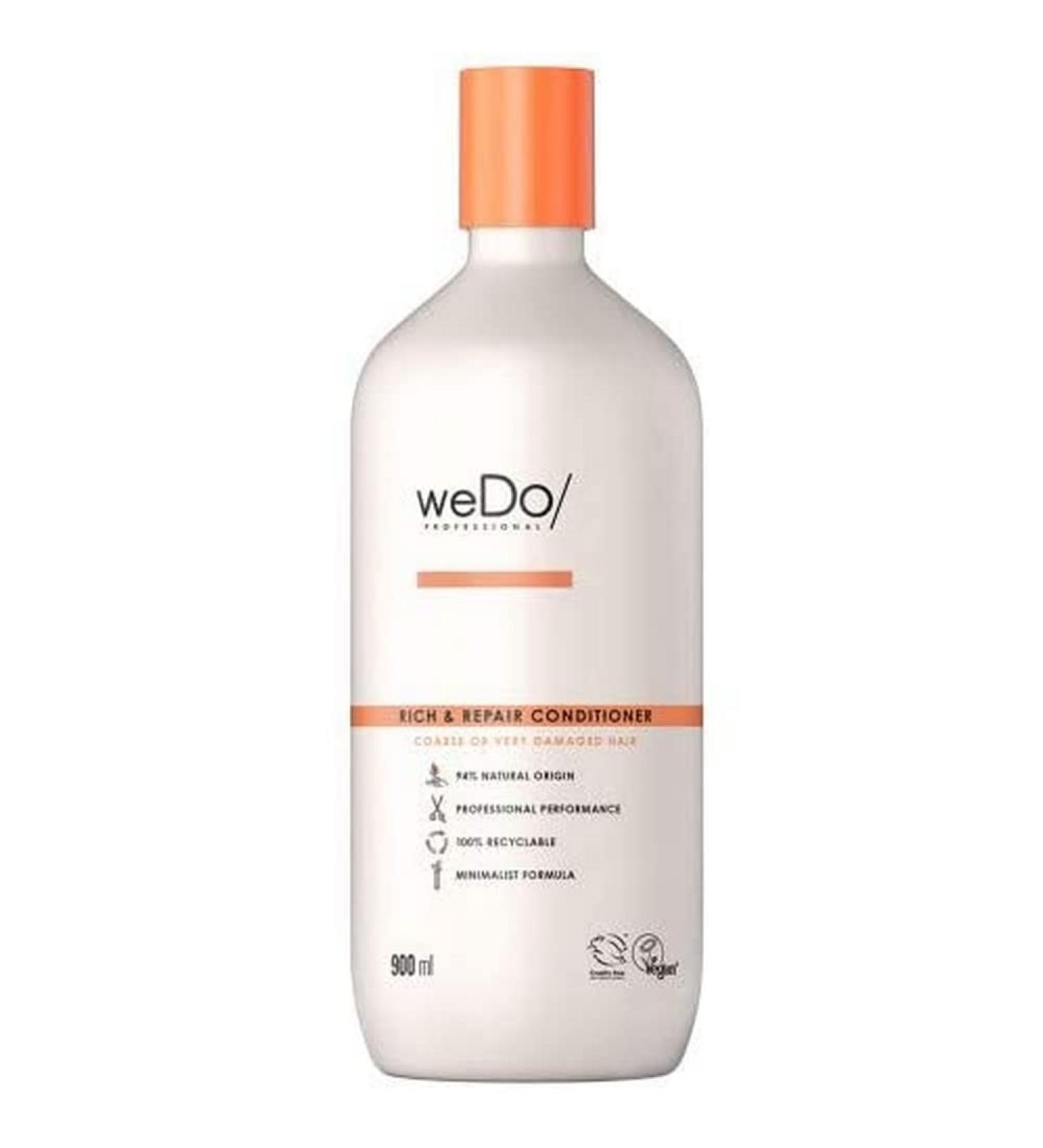 WeDo/Professional Rich & Repair Anti-Breakage Conditioner for Strong, Unruly or Very Damaged Hair, 900 ml