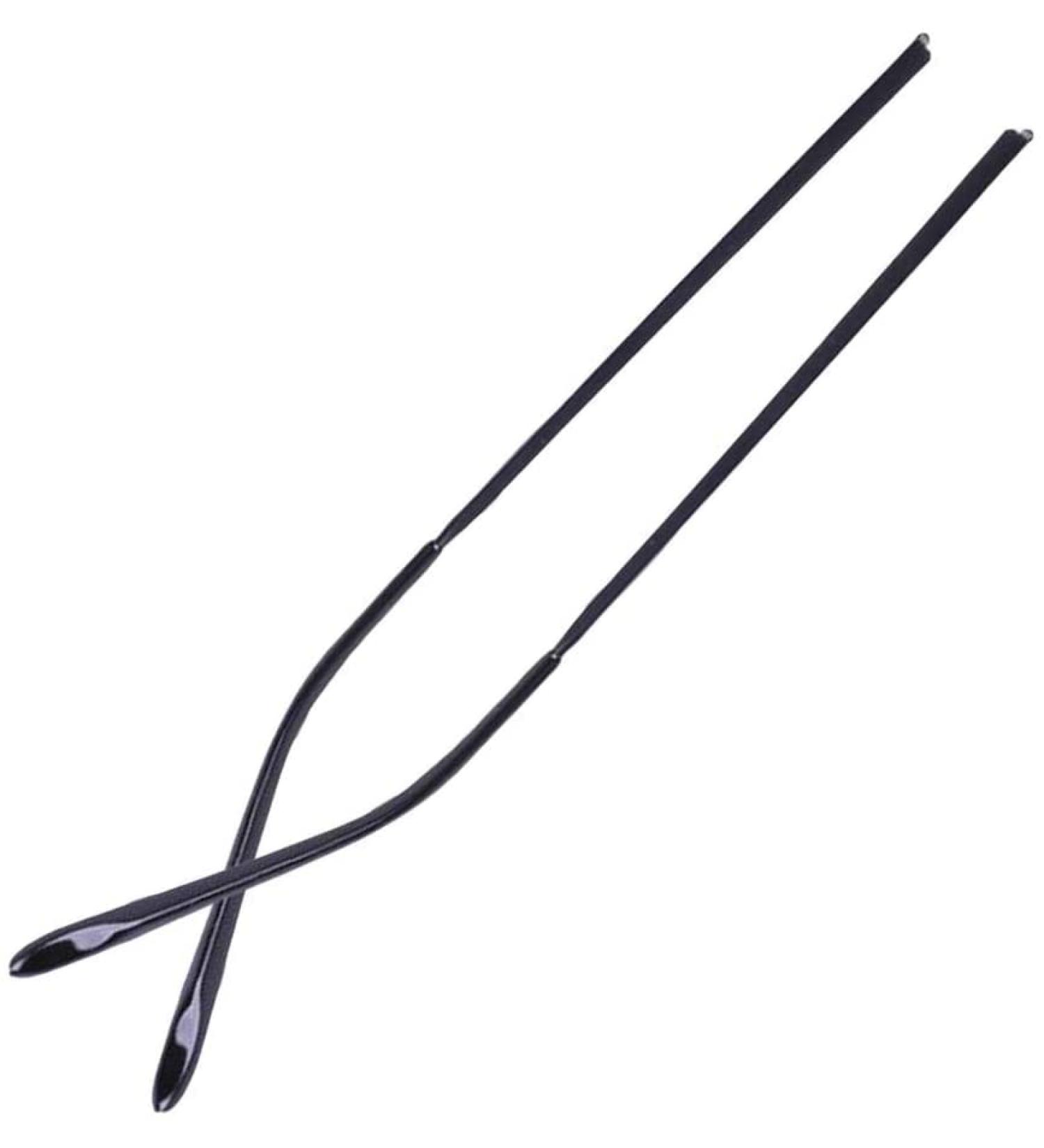 VekkEr yewear leg eyeglass accessories 1 pair of metal eyeglass temples matte black