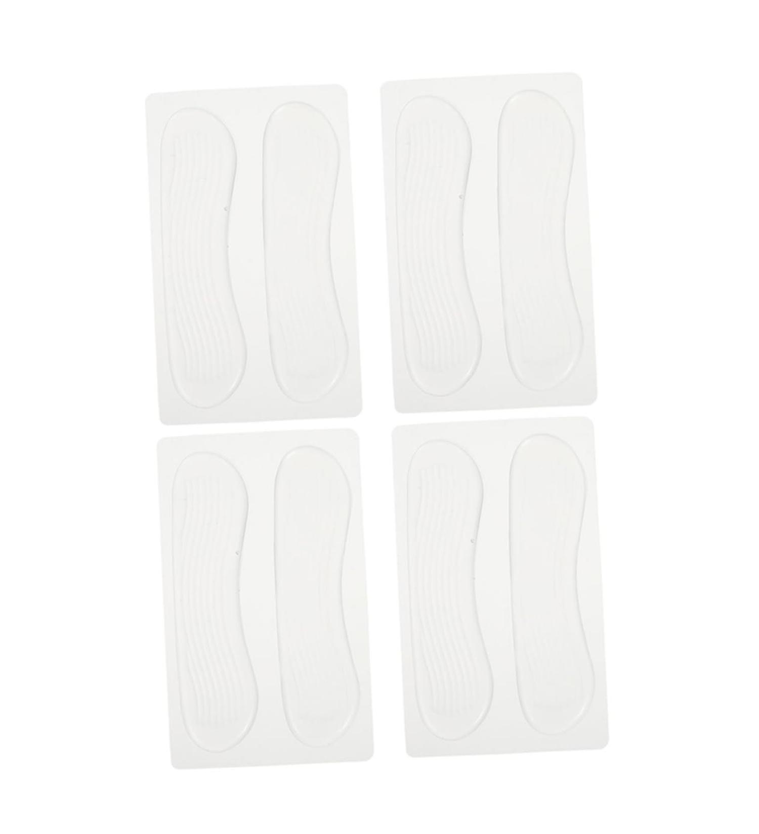 NOLITOY 4 Pairs Anti-Wear Heel Stickers | Protective Heel Pads & Cushions for Loose Shoes | Portable Foot Gel Inserts - White - Buy Online on GoSupps.com