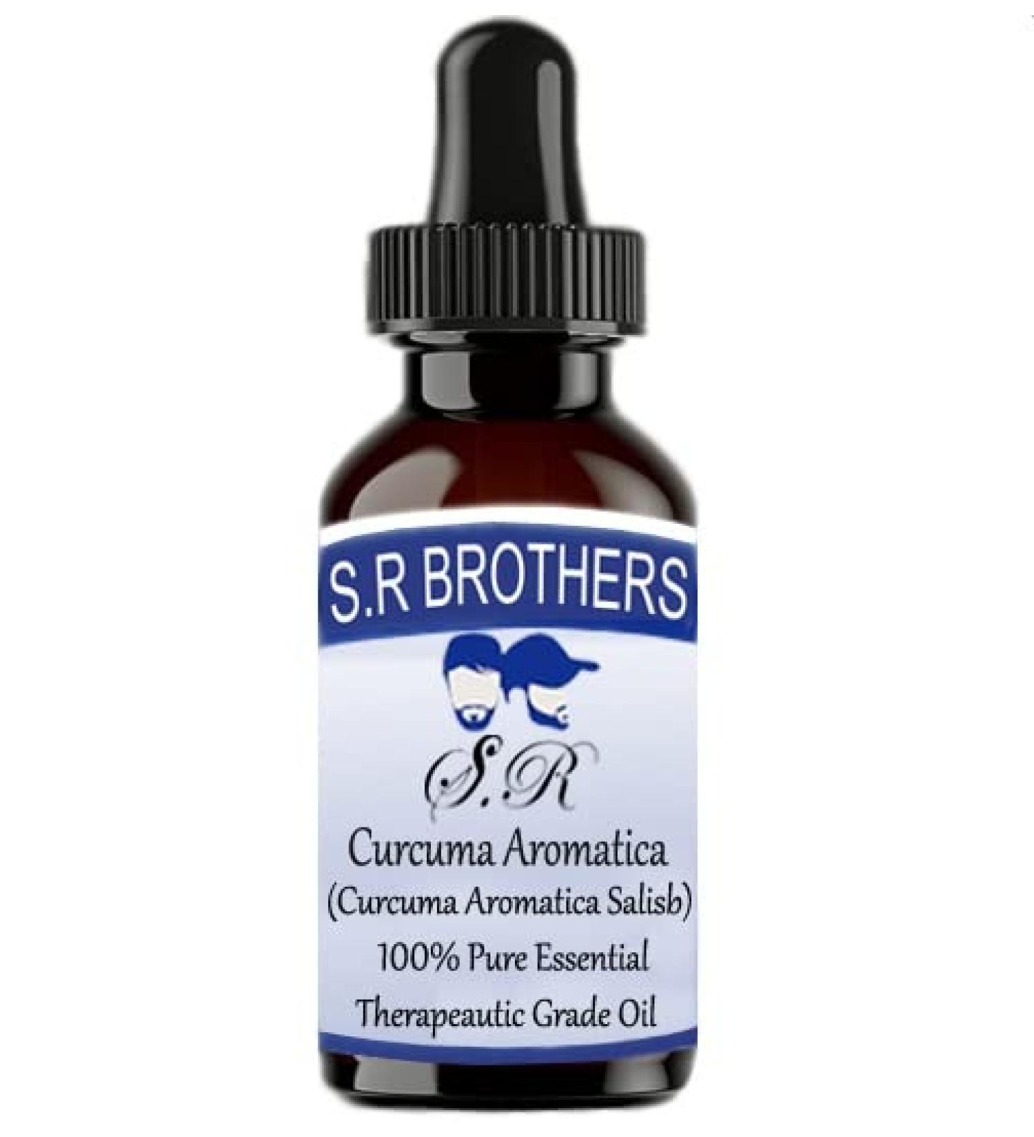 S.R.Brothers 100% Pure Curcuma Aromatica Essential Oil 15ml - Therapeutic Grade Natural Aromatherapy for Wellness - Buy Online on GoSupps.com